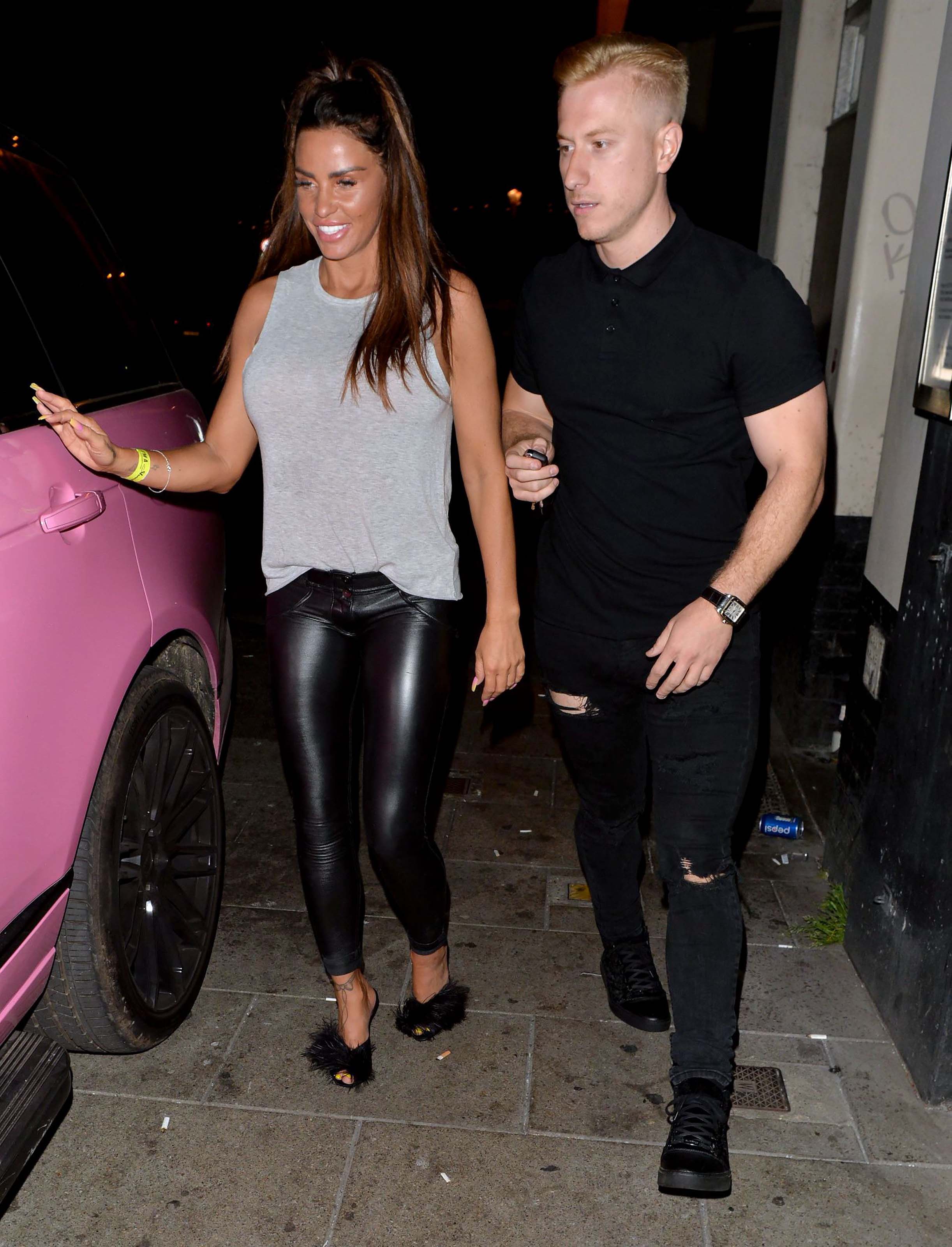 Katie Price seen out and about in Brighton