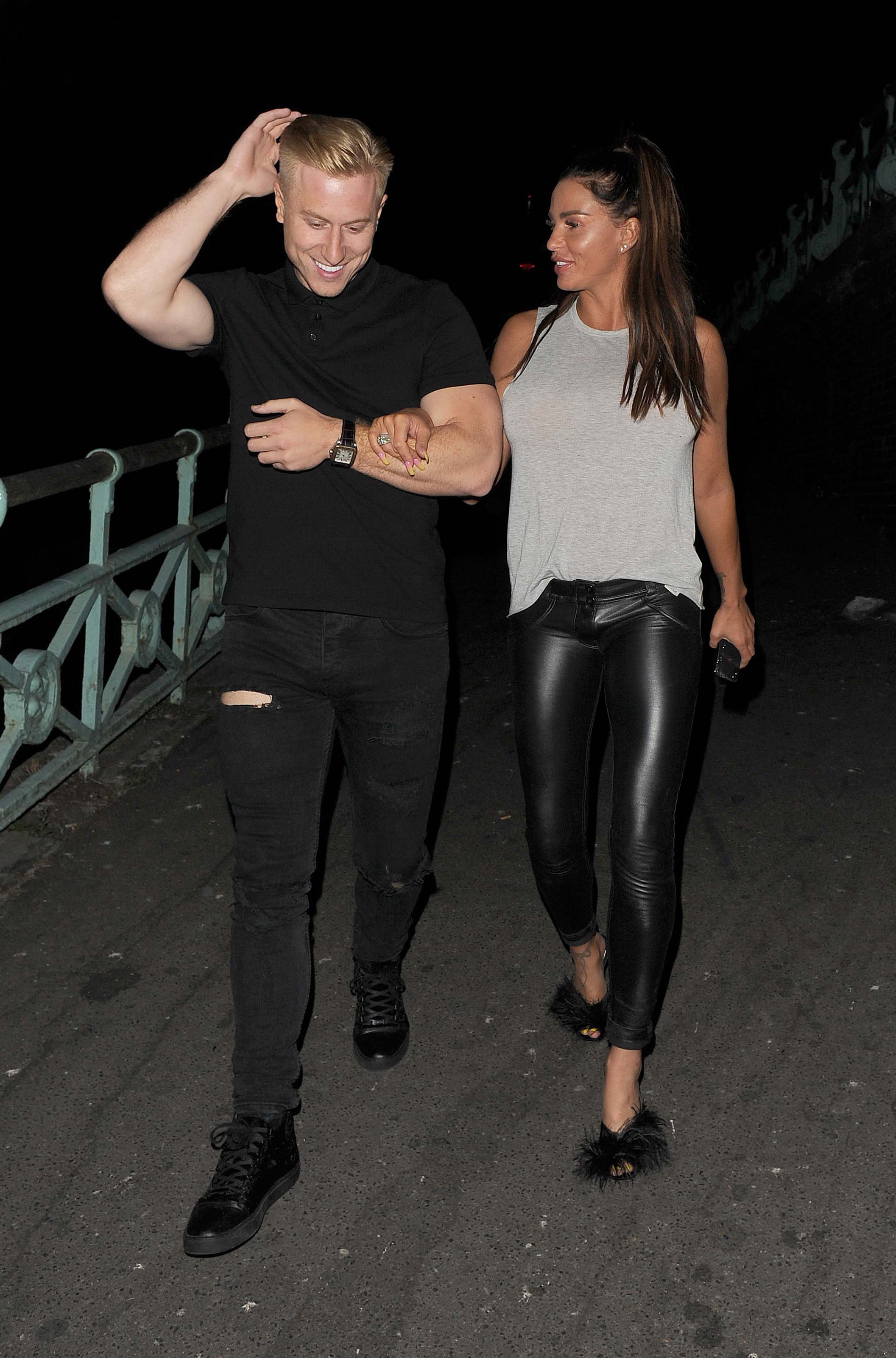 Katie Price seen out and about in Brighton