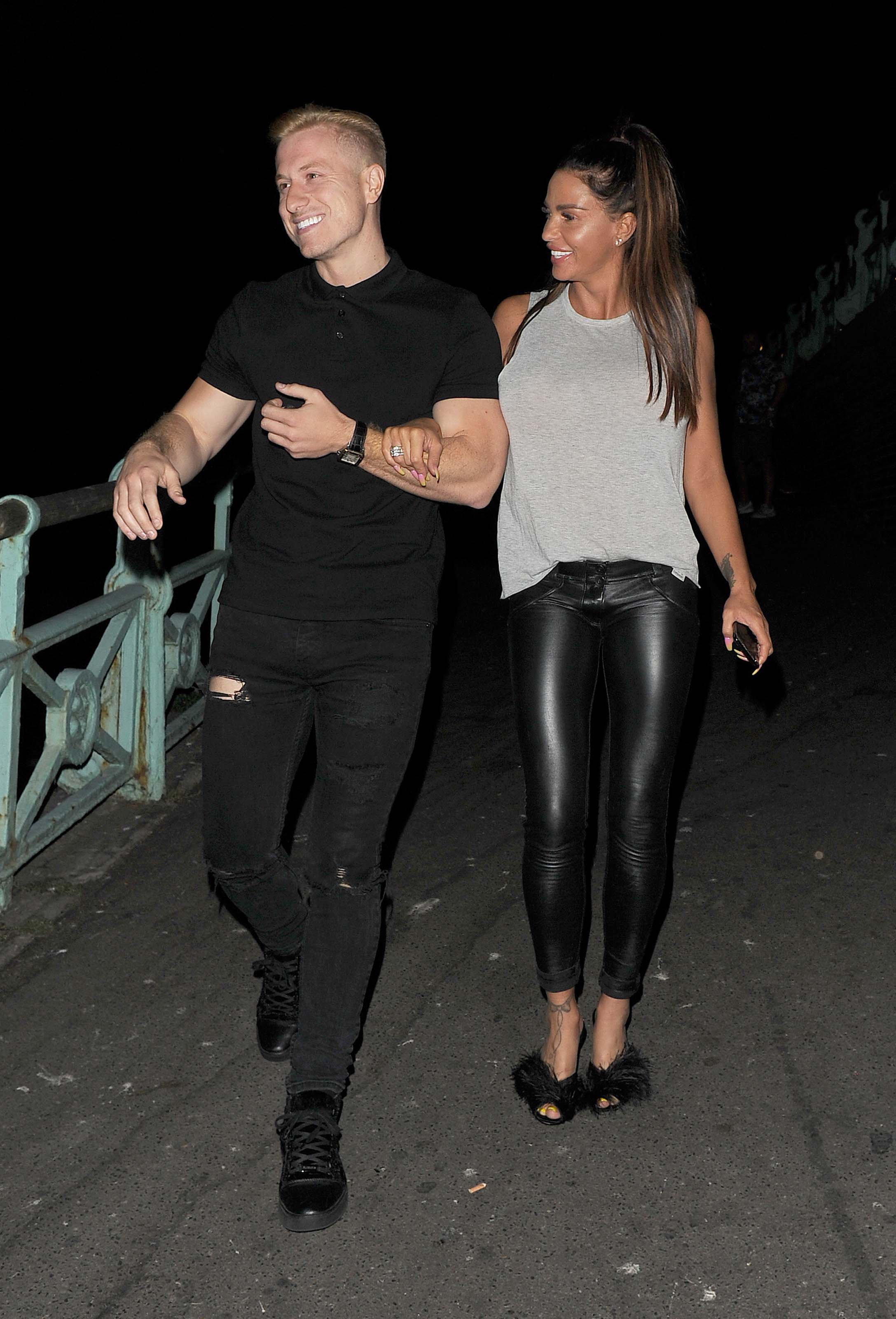 Katie Price seen out and about in Brighton