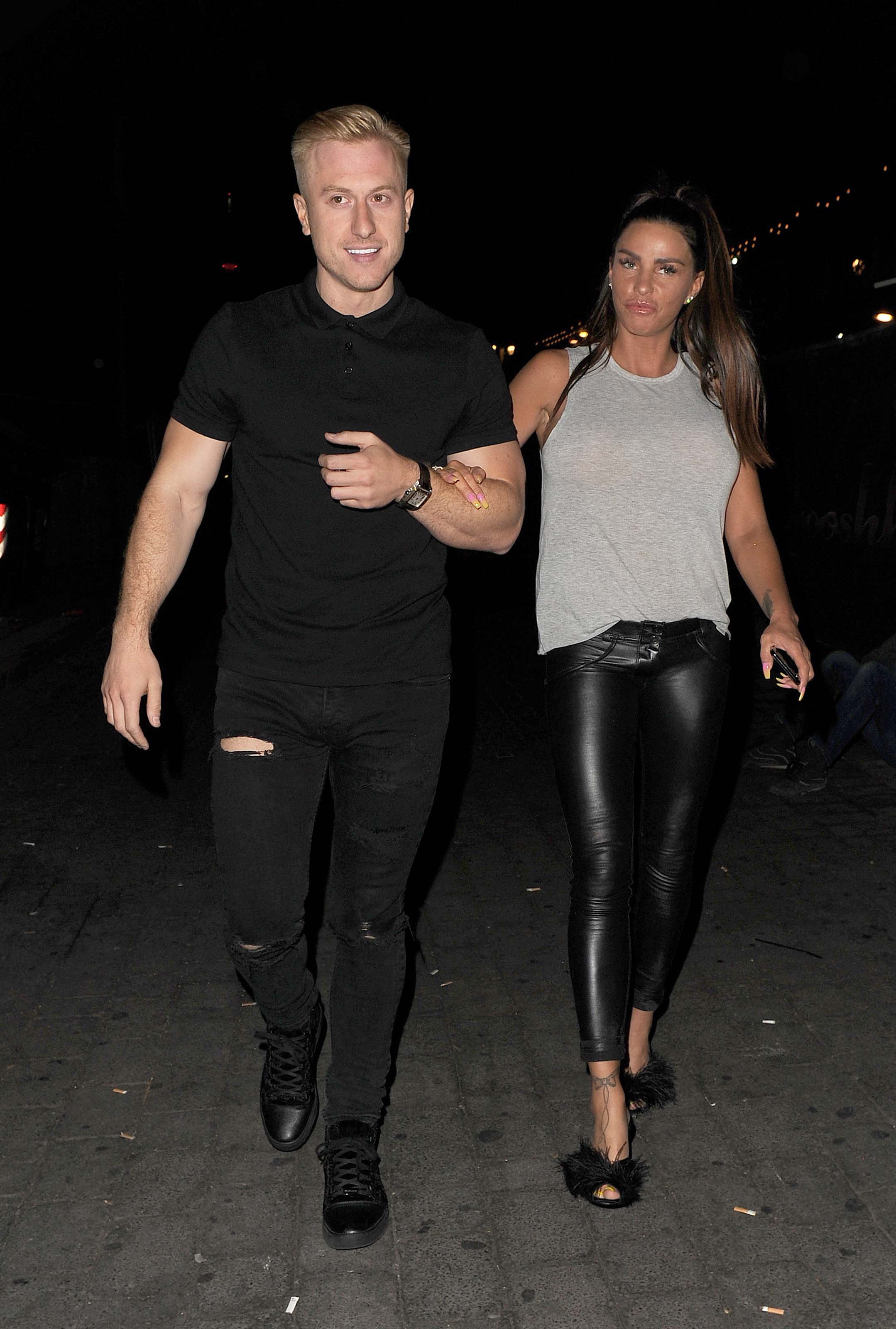 Katie Price seen out and about in Brighton