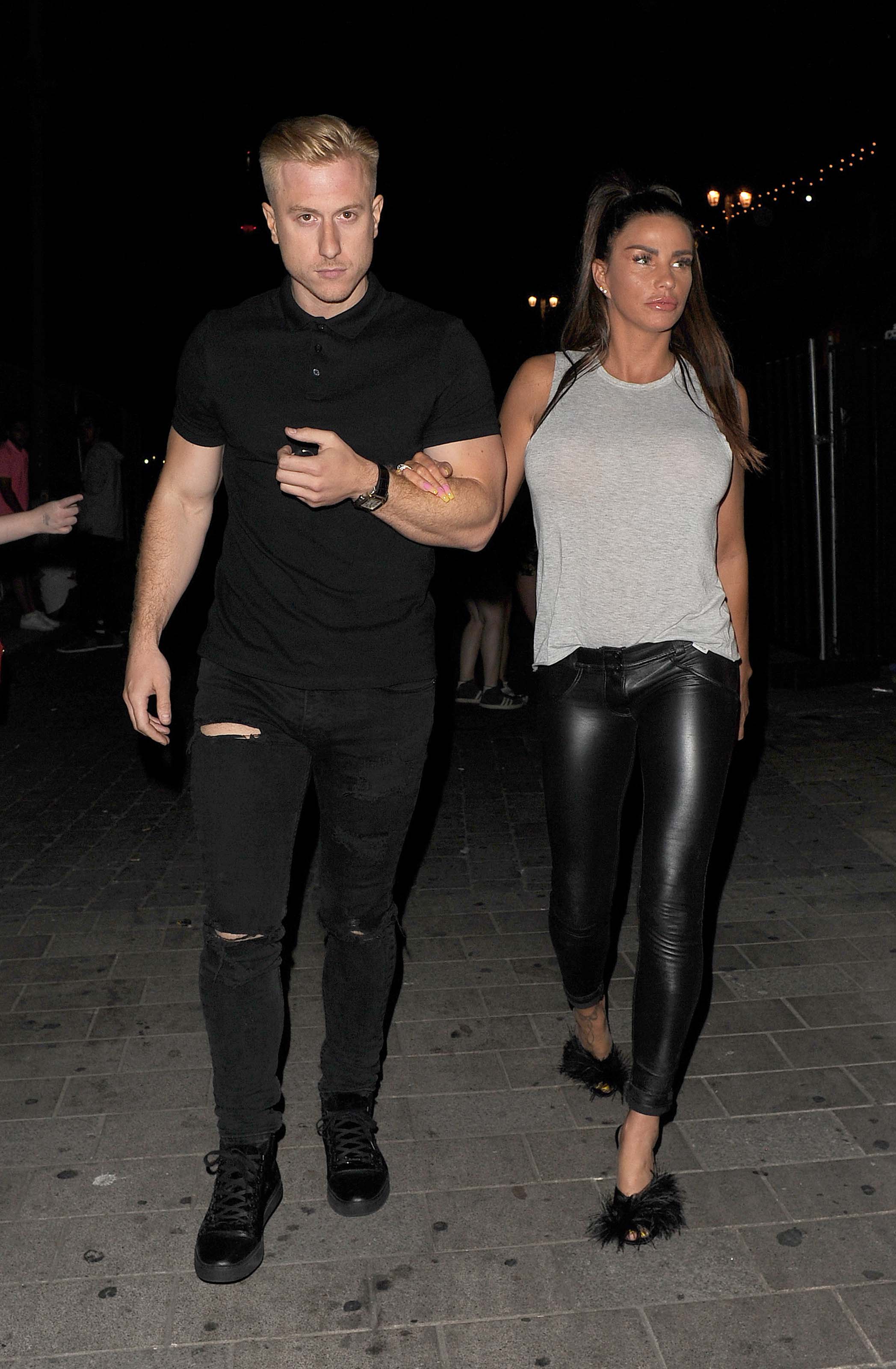 Katie Price seen out and about in Brighton