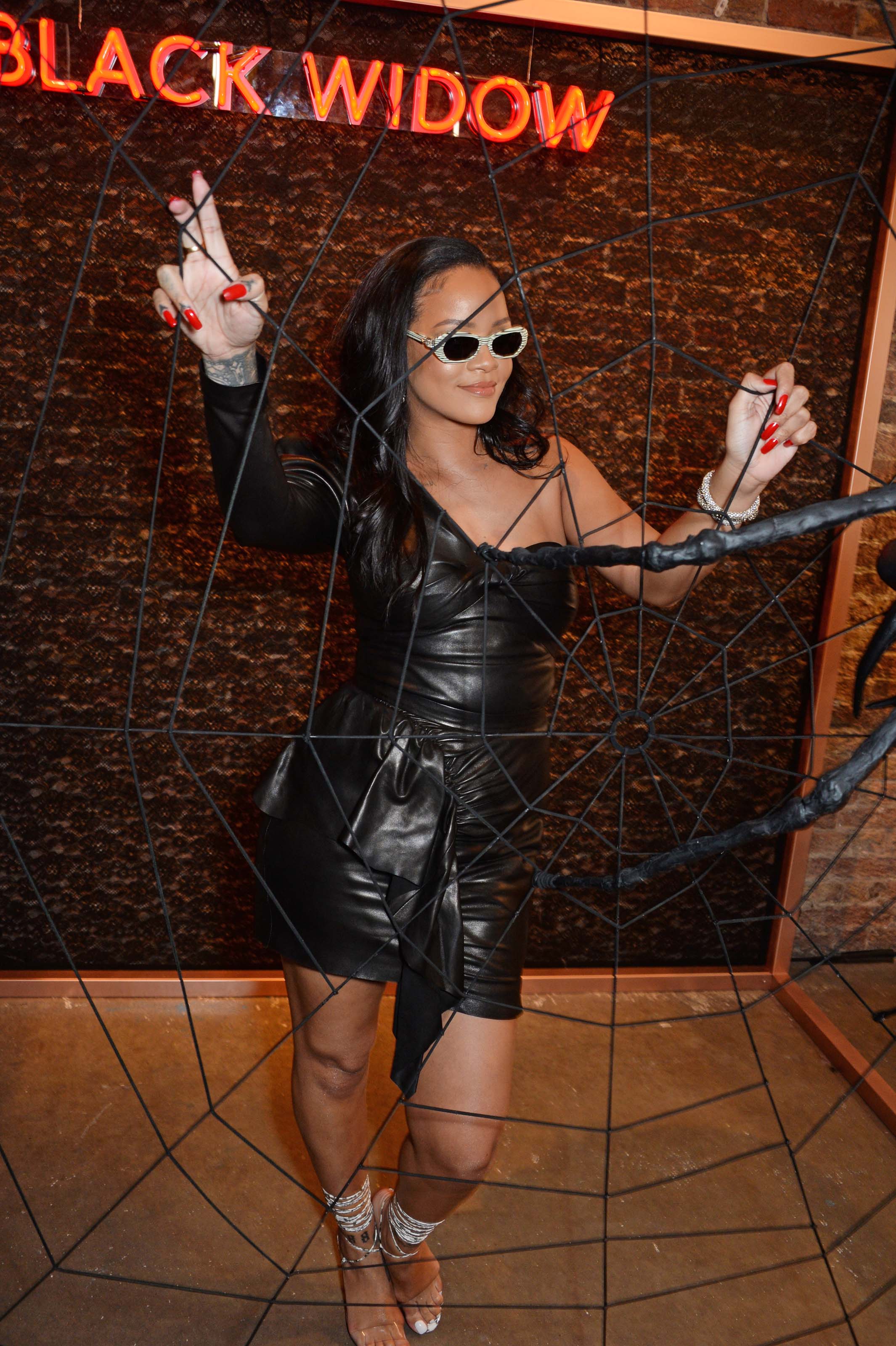 Rihanna attends Savage X Fenty pop-up shop launch