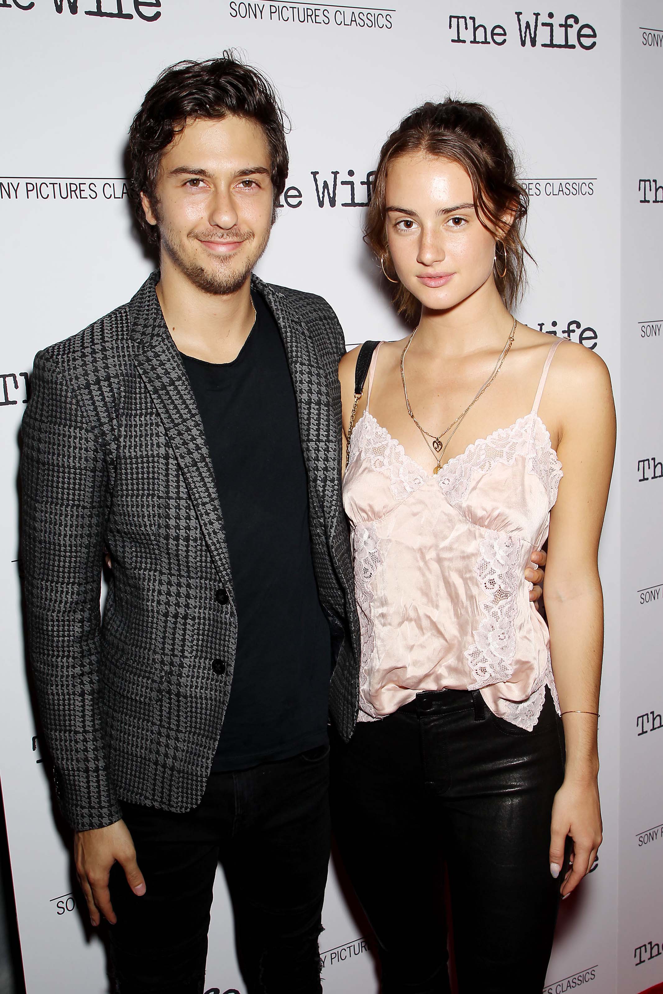 Grace Van Patten attends The Wife film screening