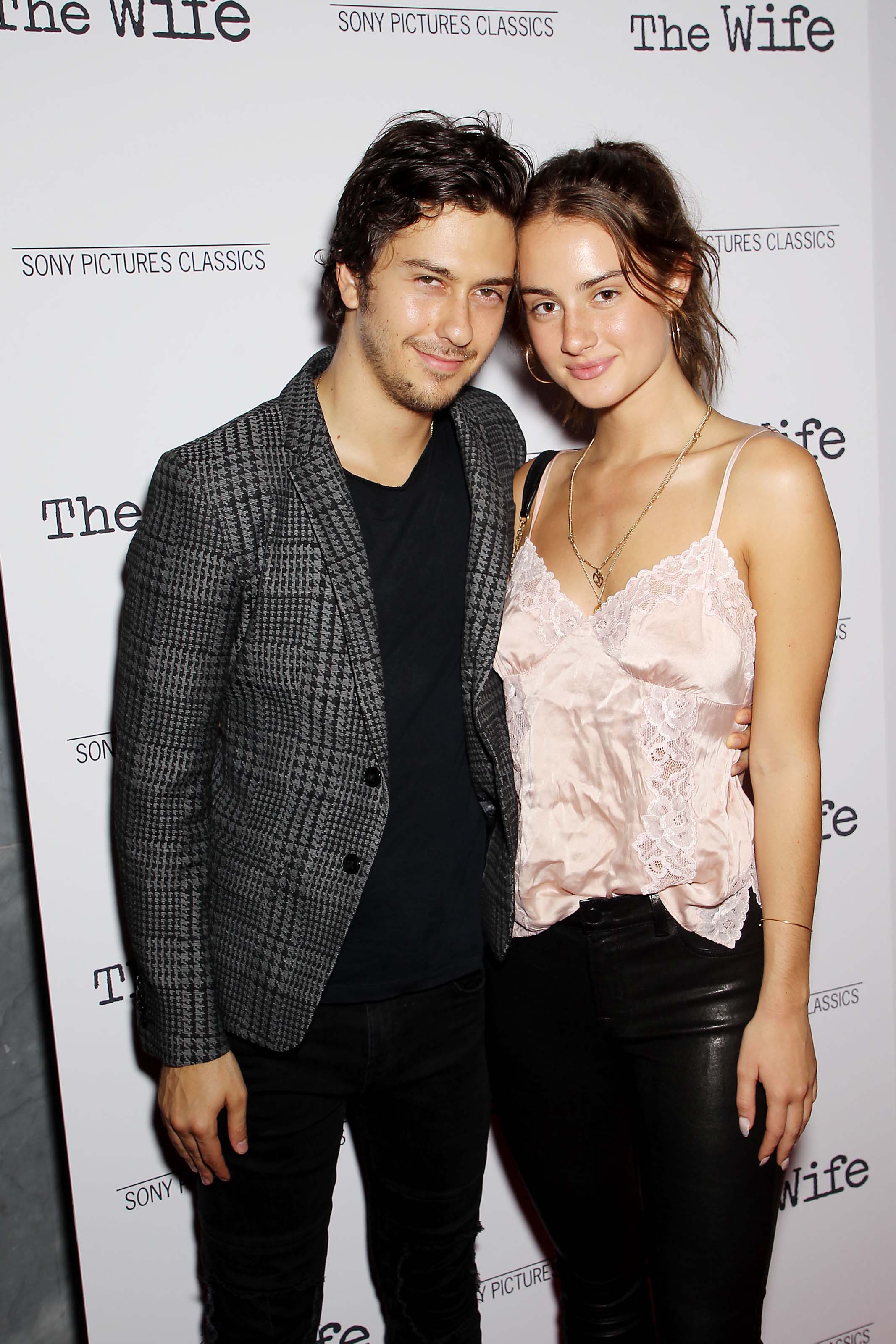 Grace Van Patten attends The Wife film screening