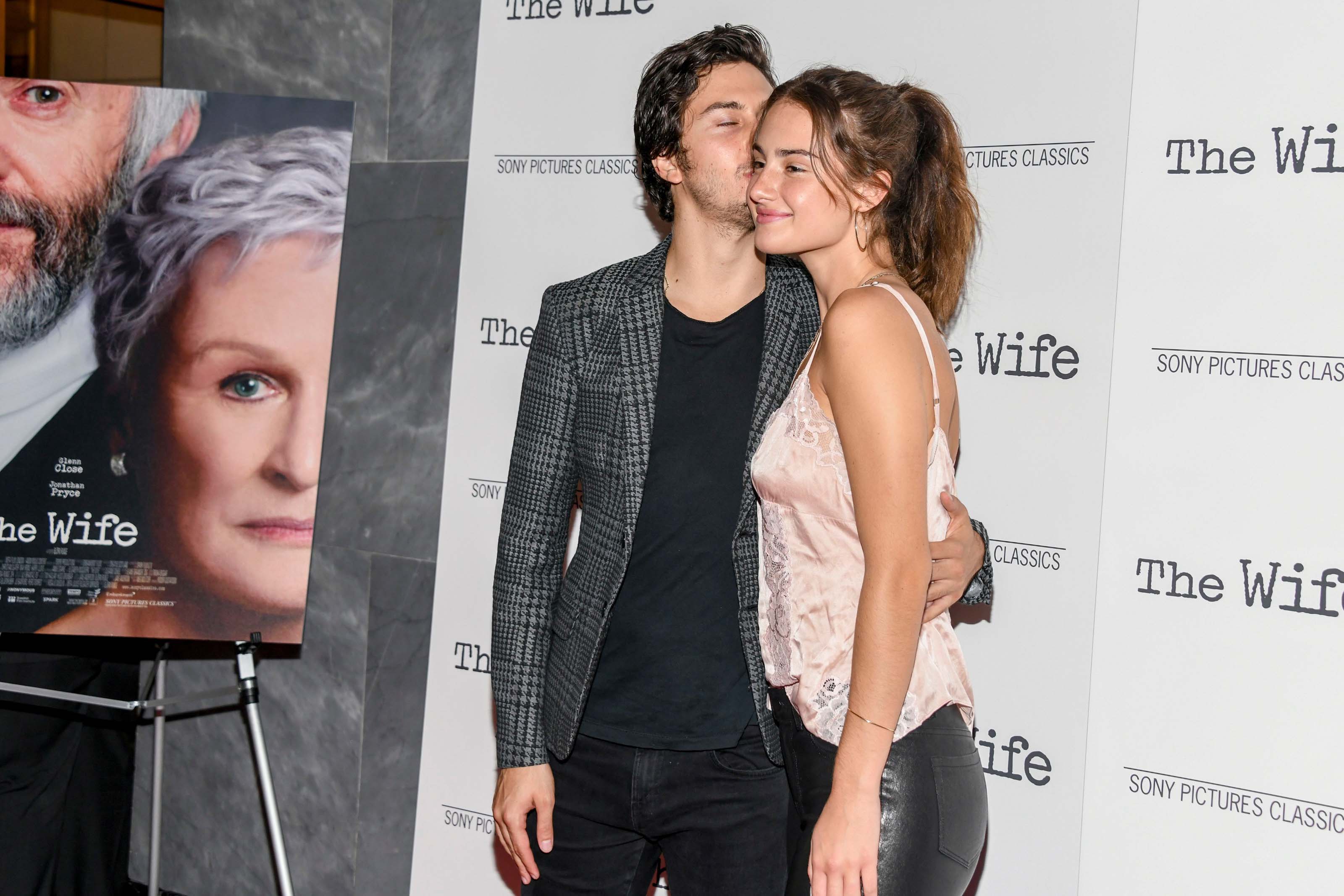 Grace Van Patten attends The Wife film screening