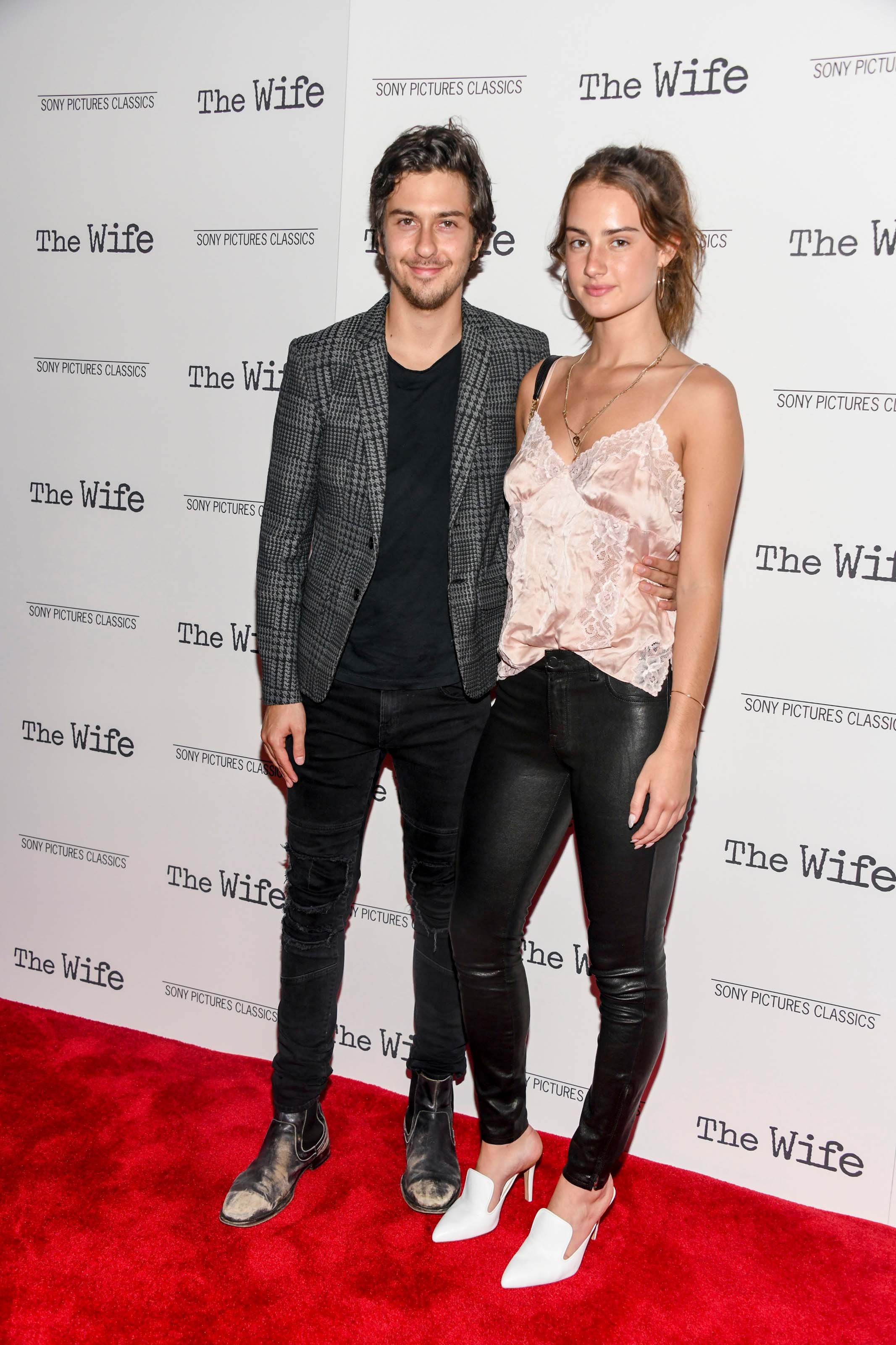 Grace Van Patten attends The Wife film screening