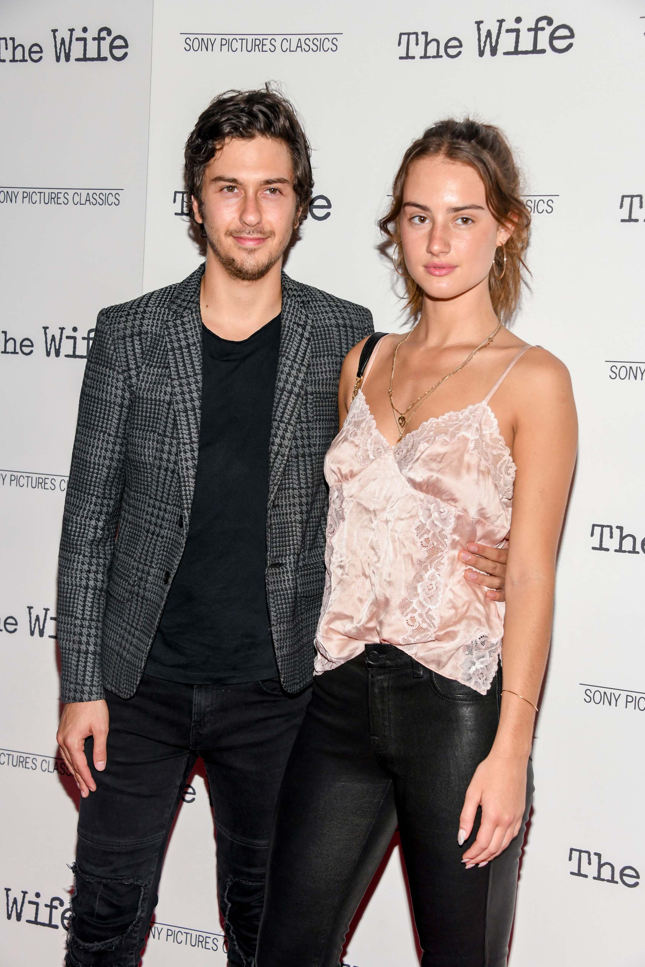 Grace Van Patten attends The Wife film screening