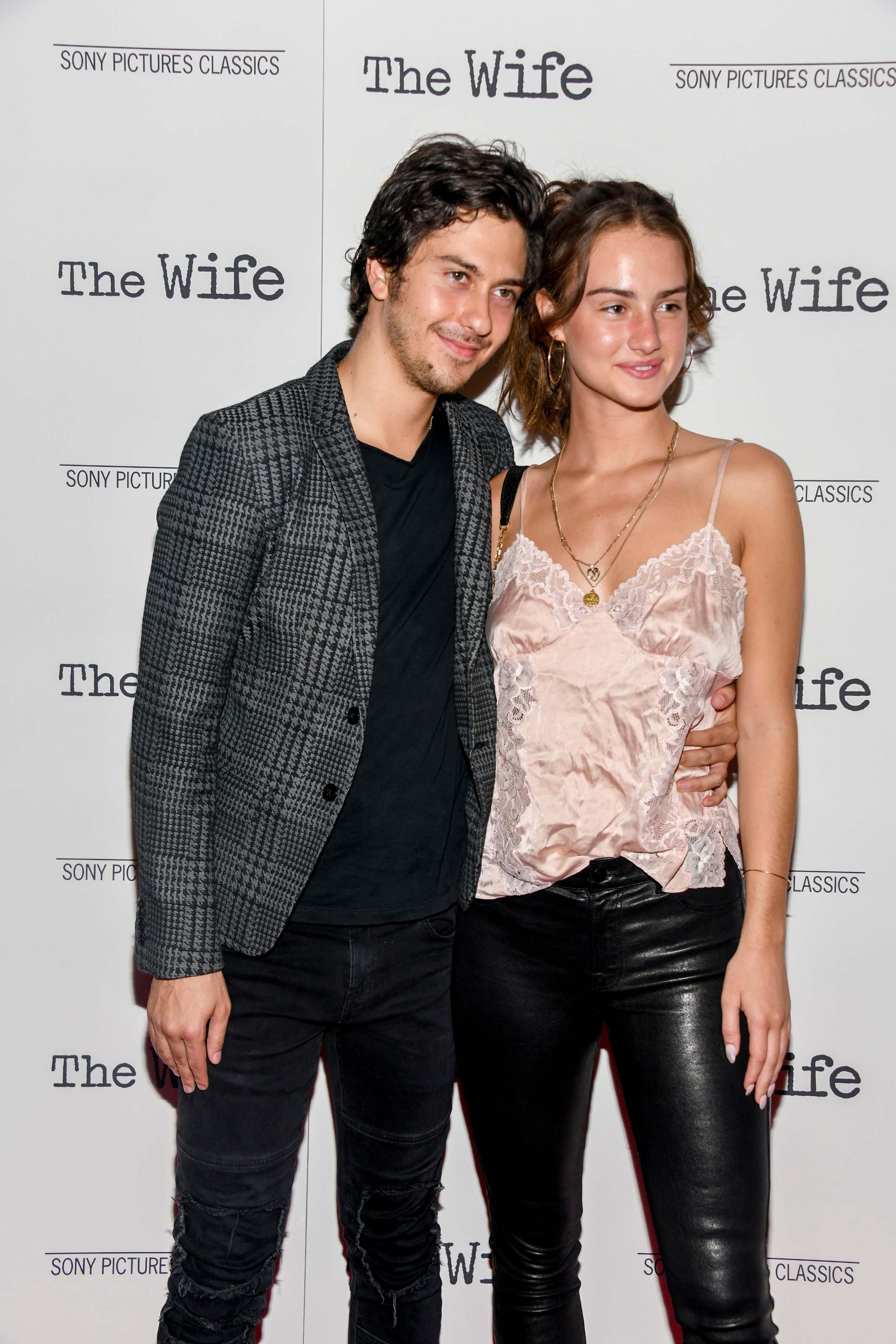 Grace Van Patten attends The Wife film screening