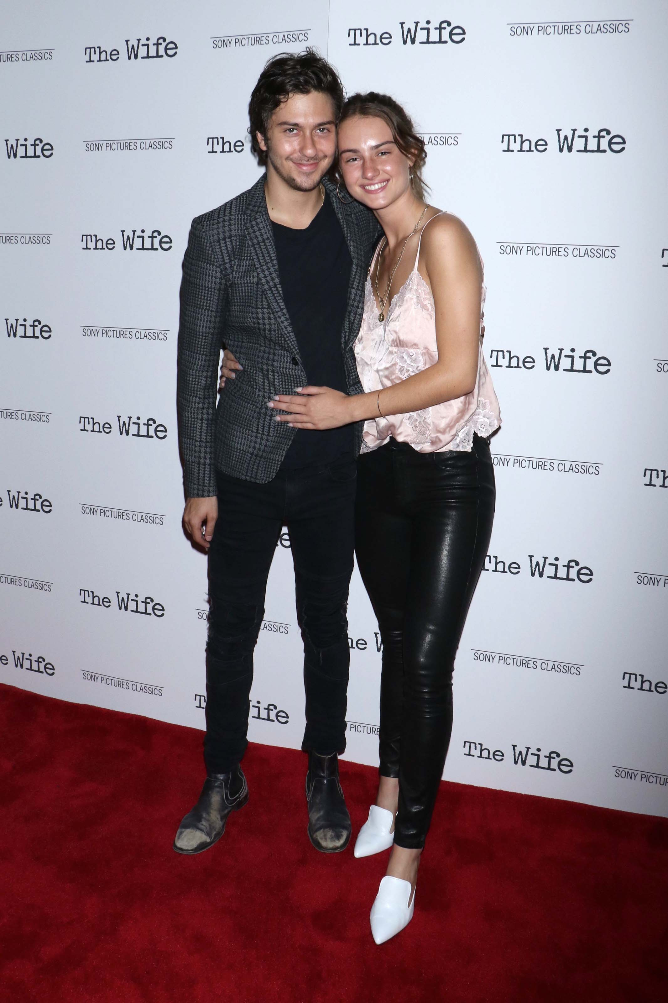 Grace Van Patten attends The Wife film screening