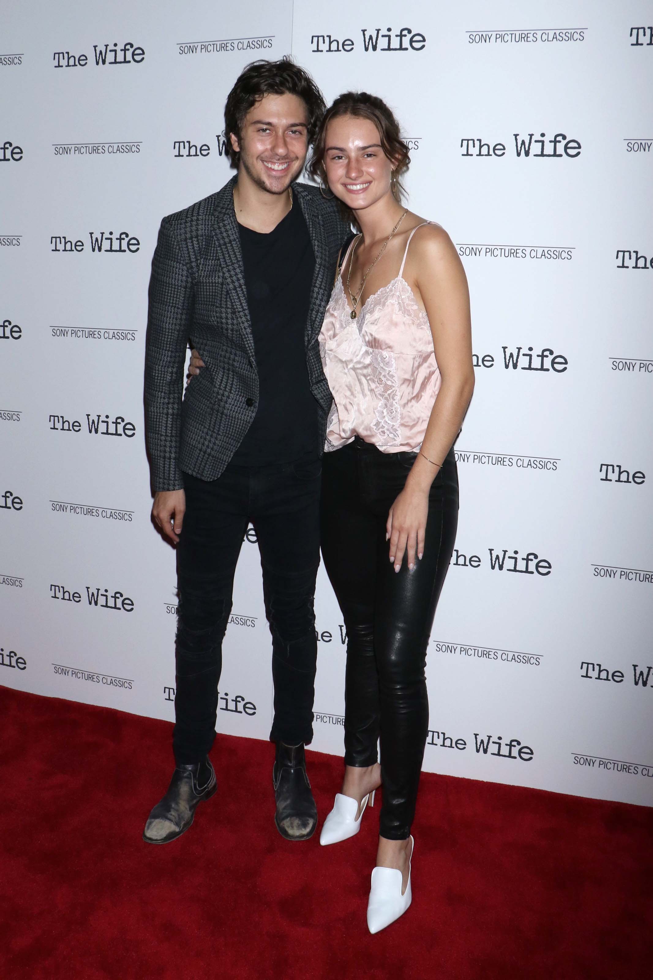 Grace Van Patten attends The Wife film screening