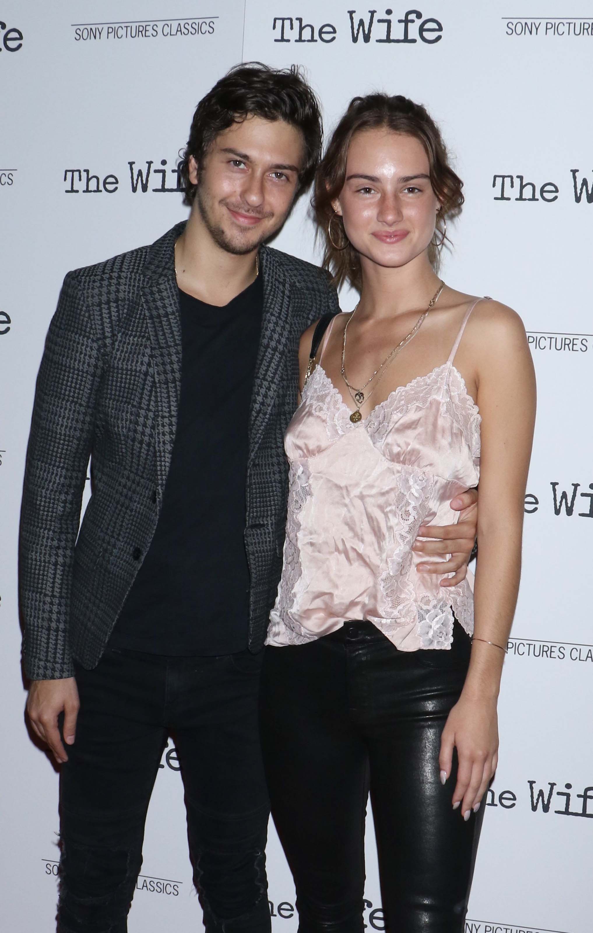 Grace Van Patten attends The Wife film screening