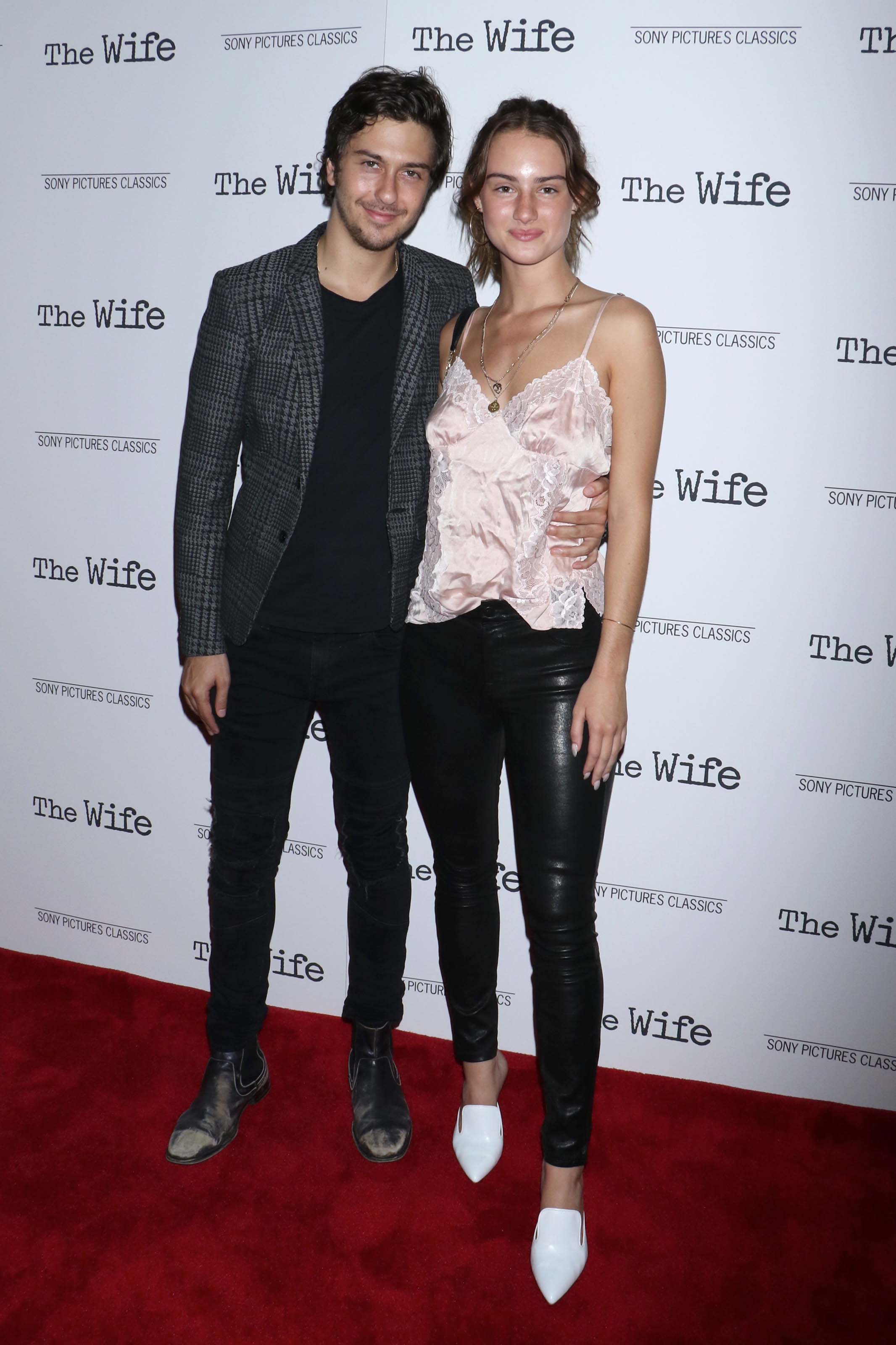 Grace Van Patten attends The Wife film screening