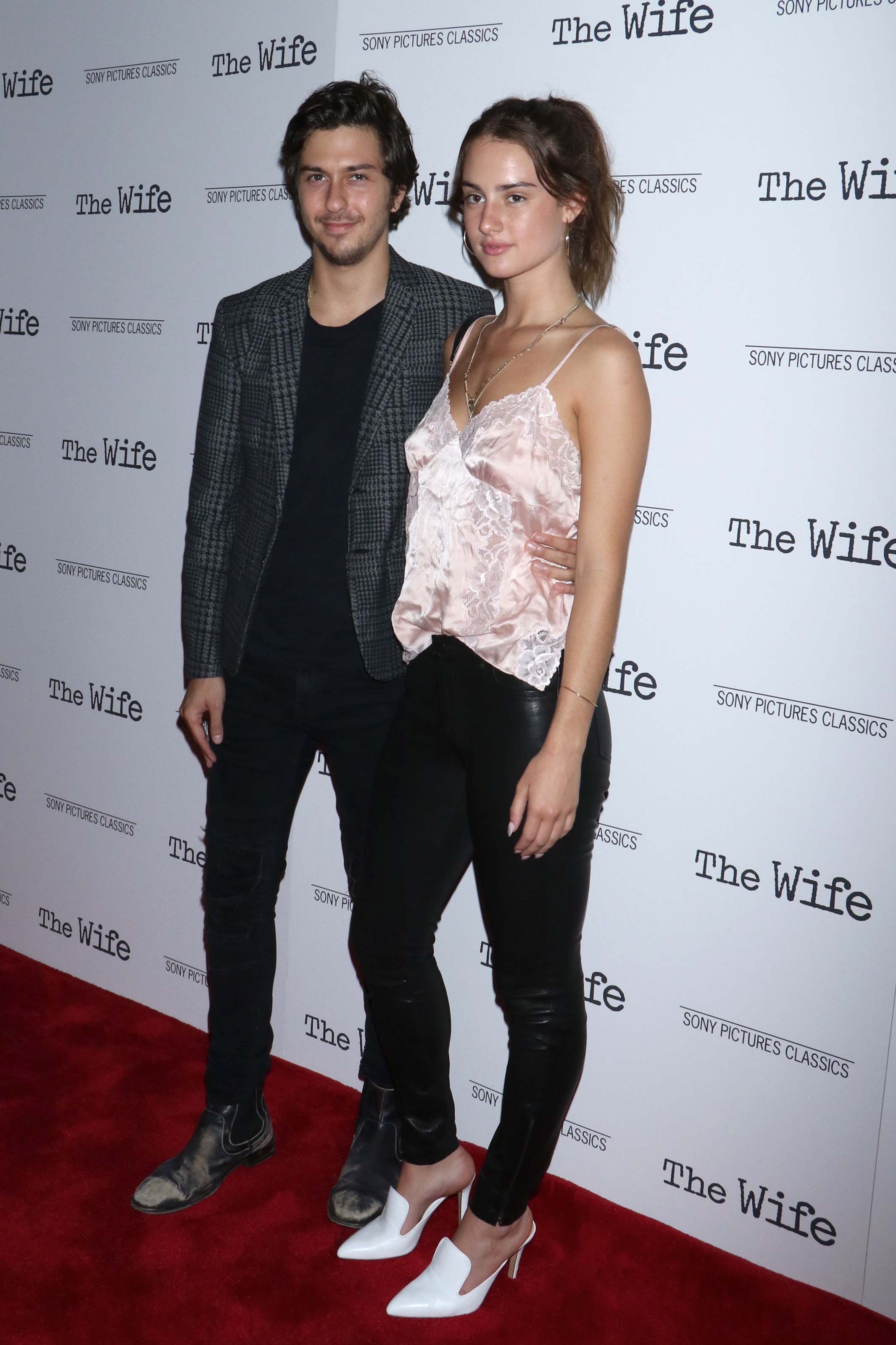 Grace Van Patten attends The Wife film screening