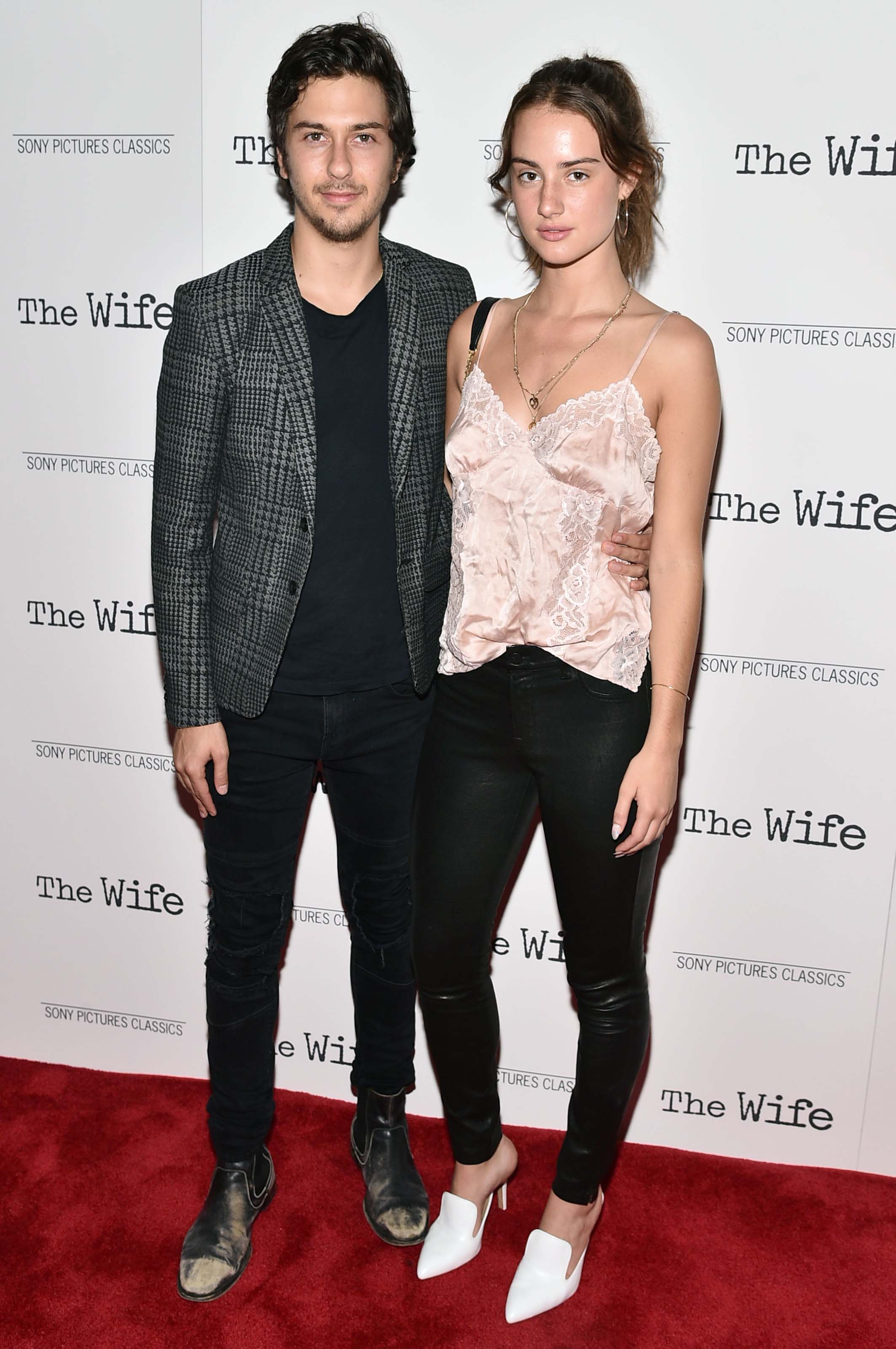 Grace Van Patten attends The Wife film screening