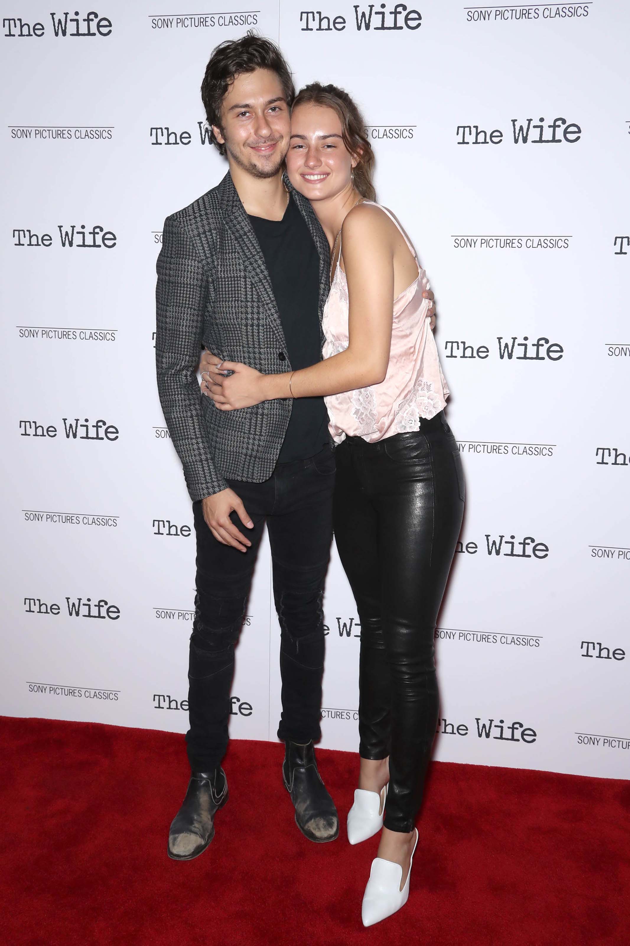 Grace Van Patten attends The Wife film screening