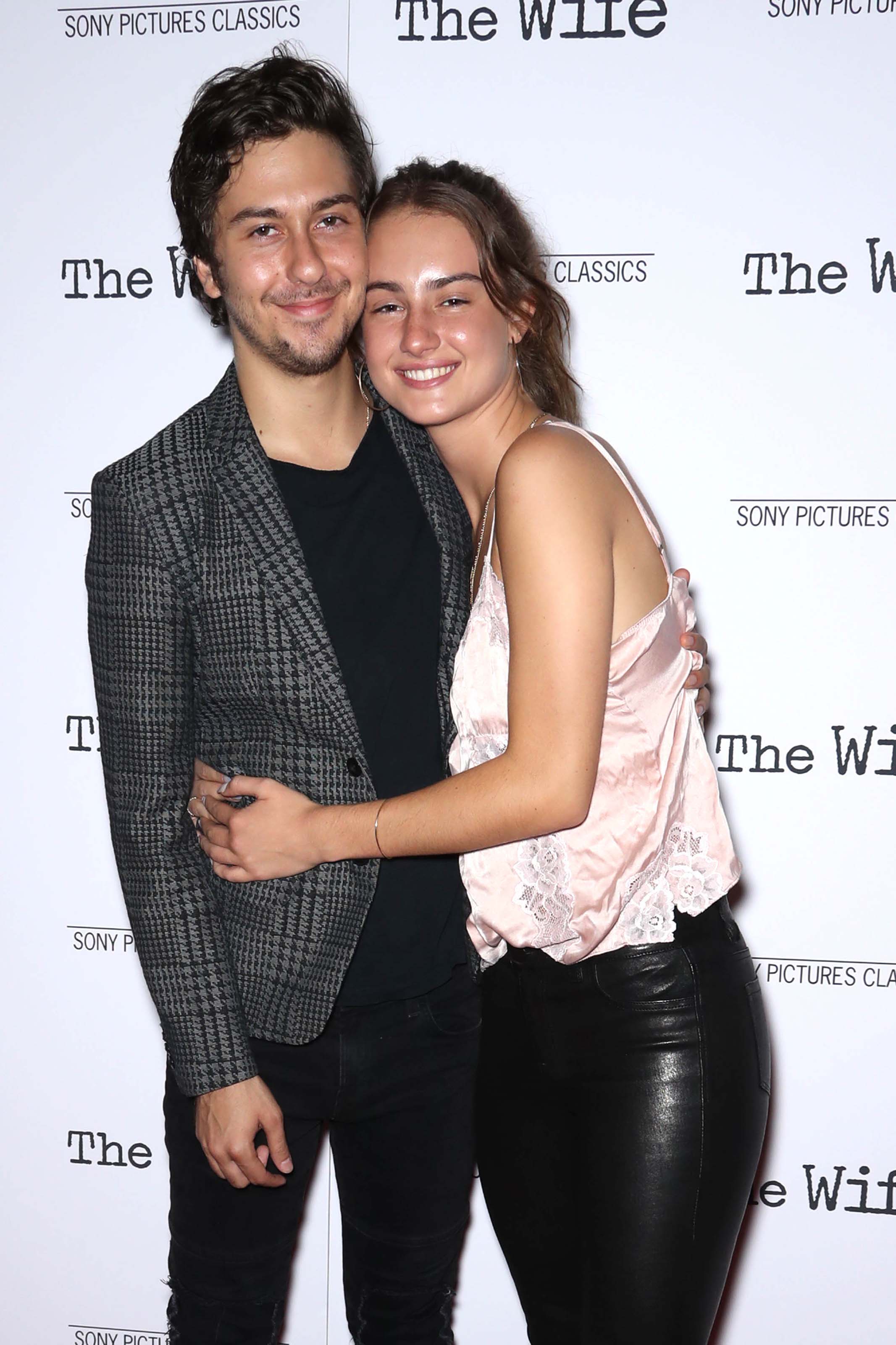 Grace Van Patten attends The Wife film screening