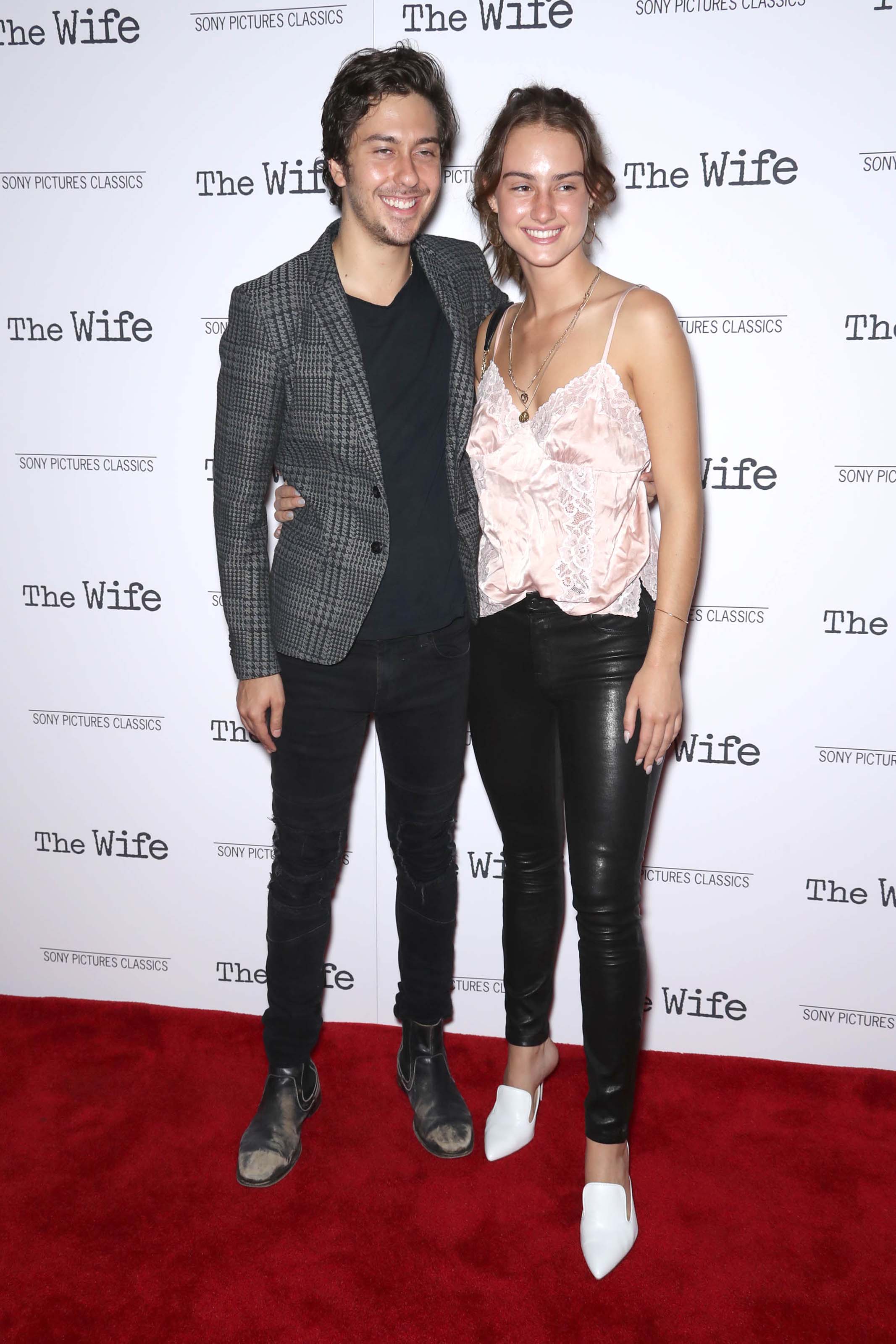 Grace Van Patten attends The Wife film screening