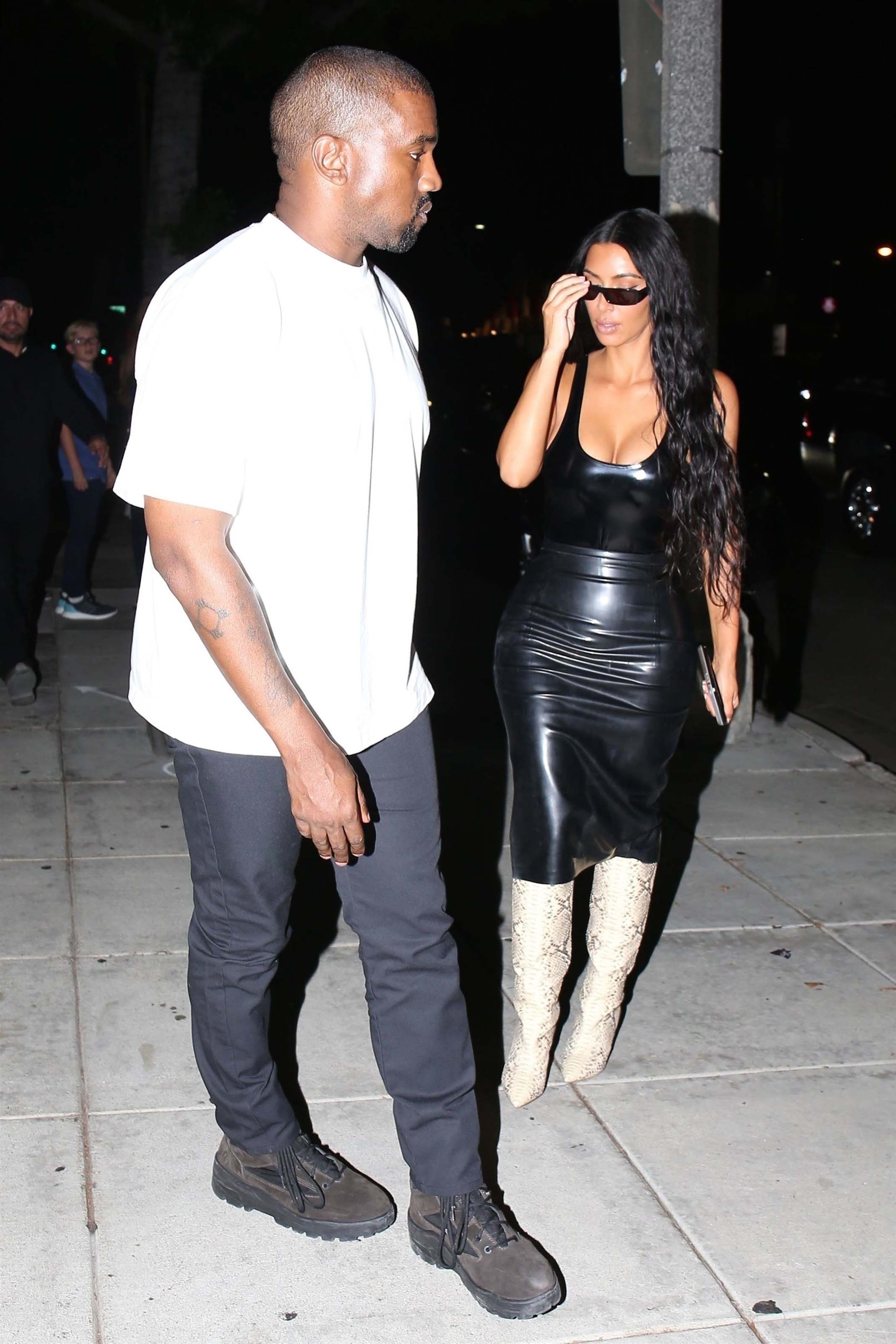 Kim Kardashian seen at Matsuhisa Restaurant