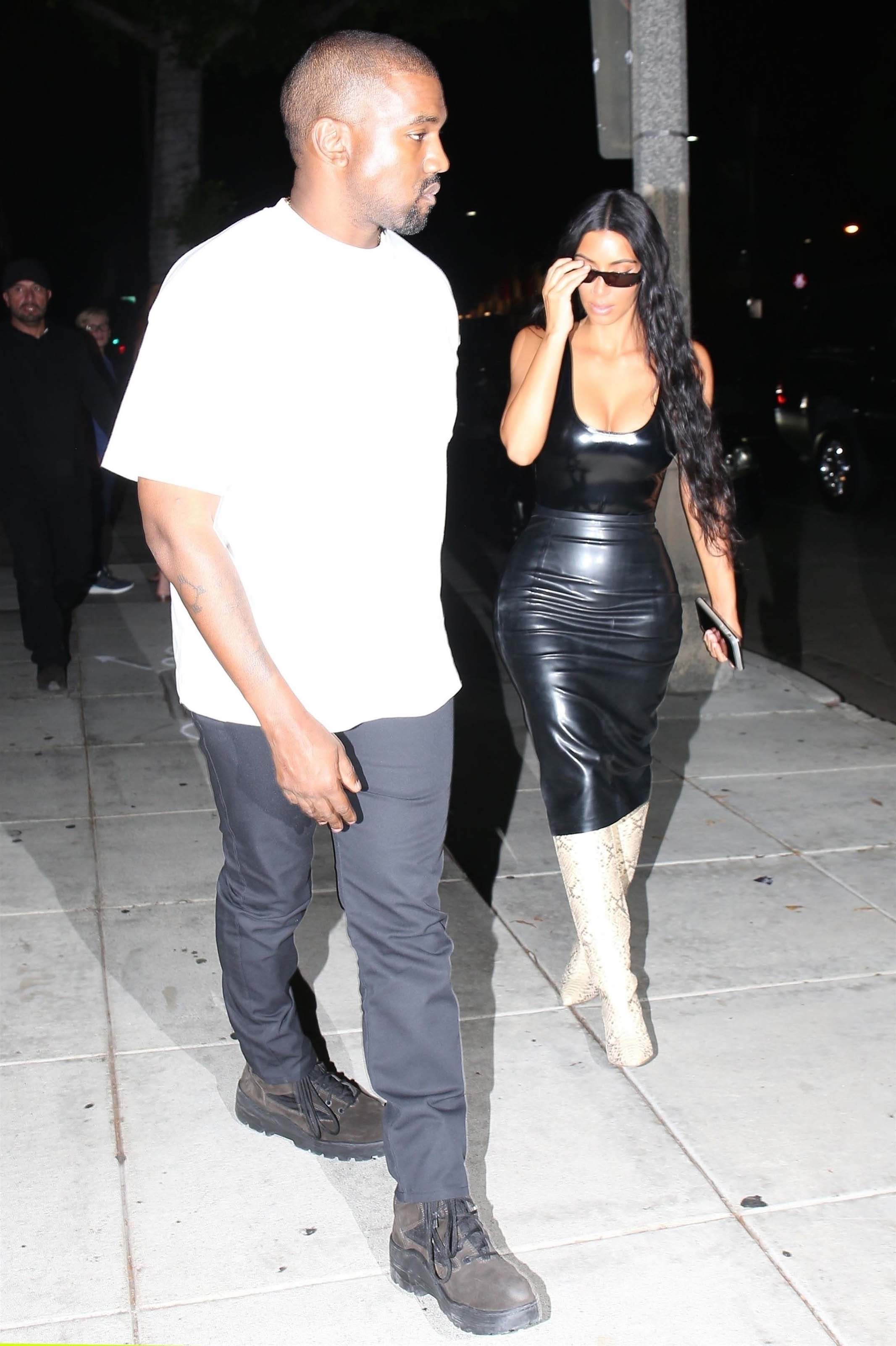 Kim Kardashian seen at Matsuhisa Restaurant