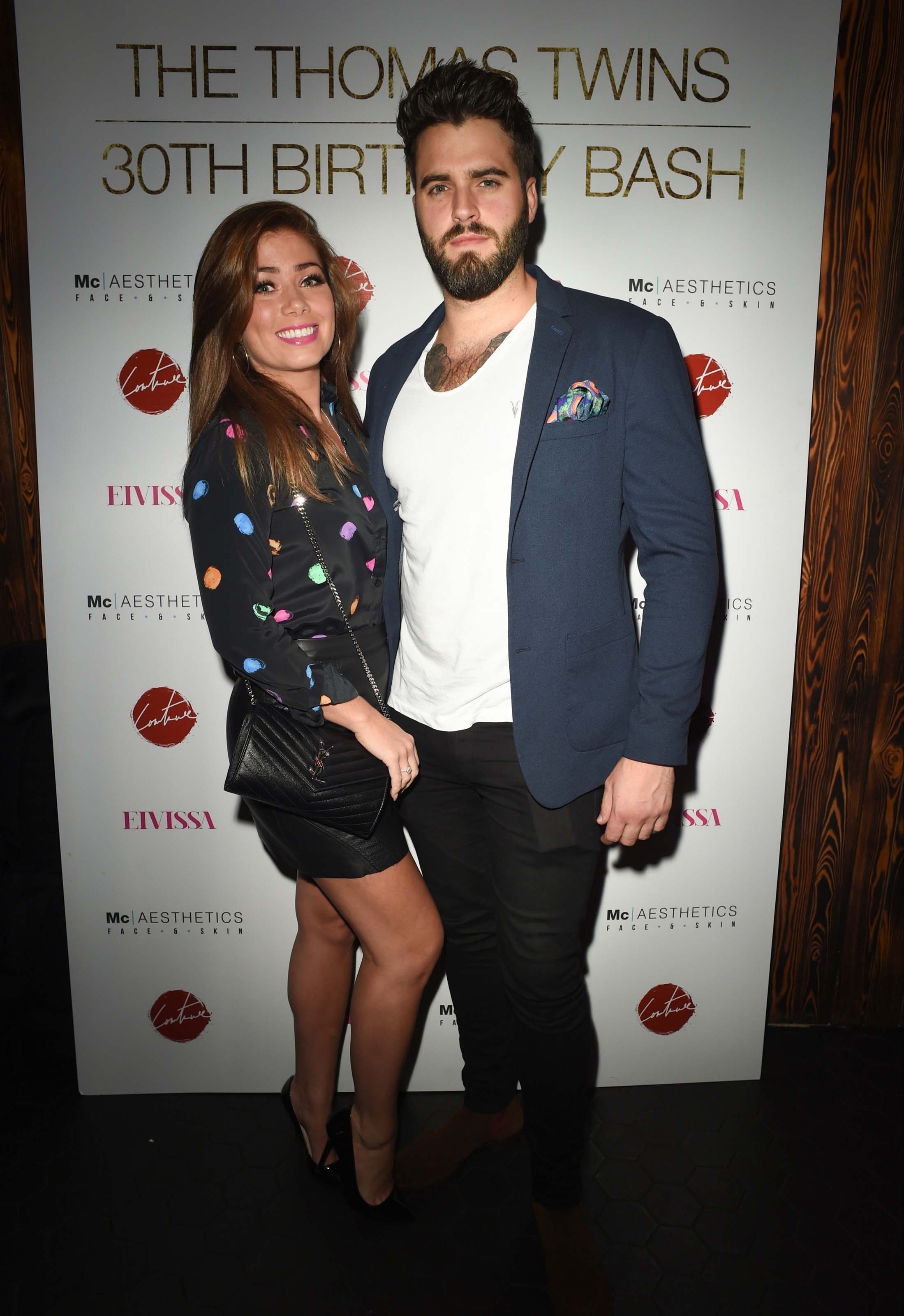 Nikki Sanderson attends The Thomas Twins 30th Birthday Party