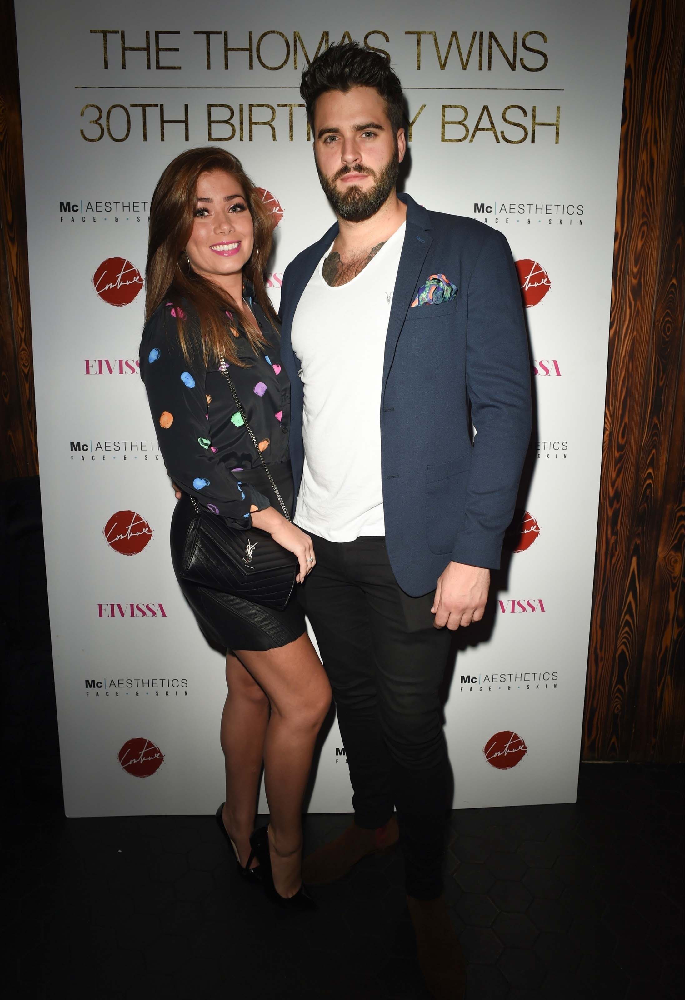 Nikki Sanderson attends The Thomas Twins 30th Birthday Party