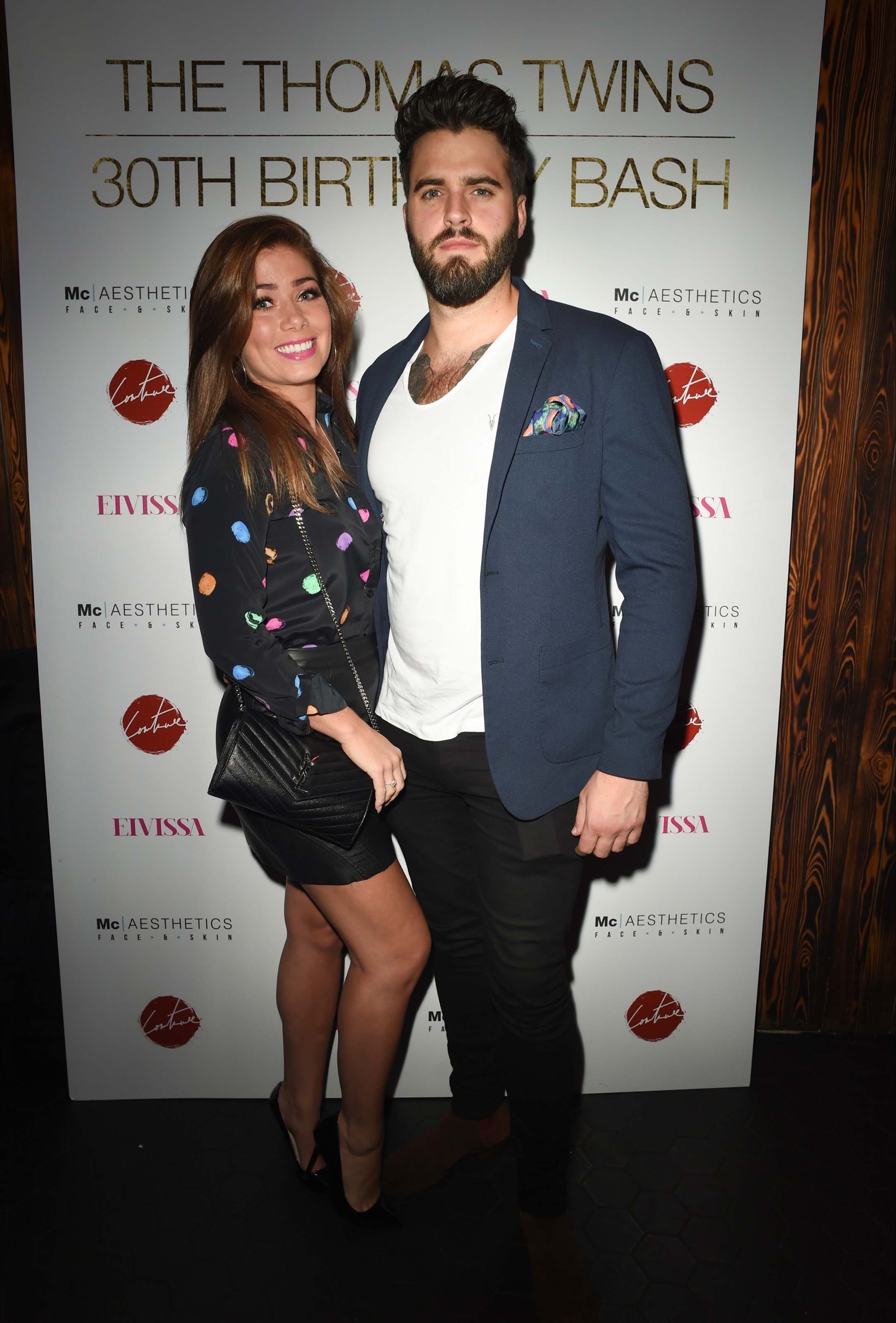 Nikki Sanderson attends The Thomas Twins 30th Birthday Party