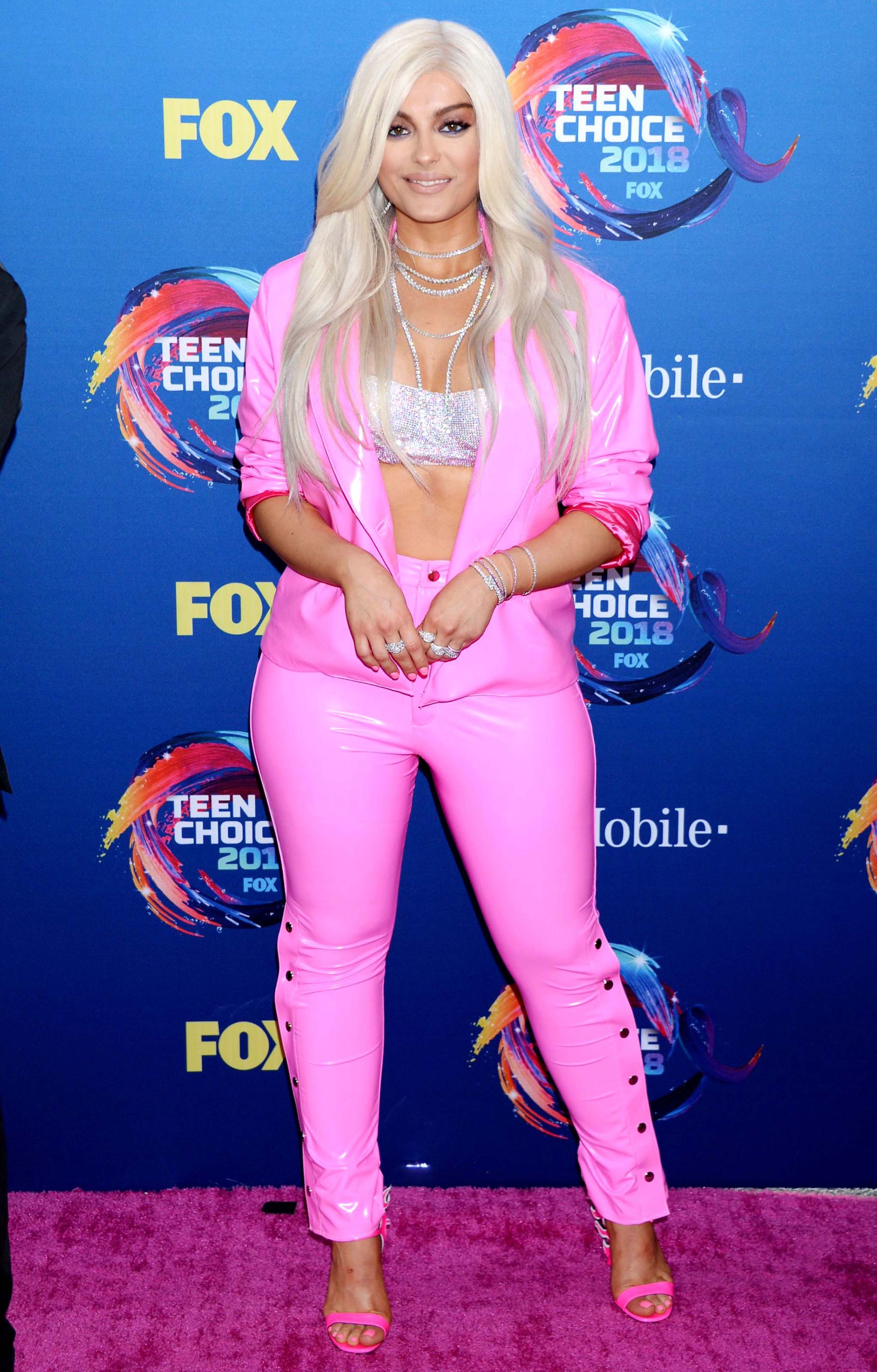 Bebe Rexha attends Teen Choice Awards 2018