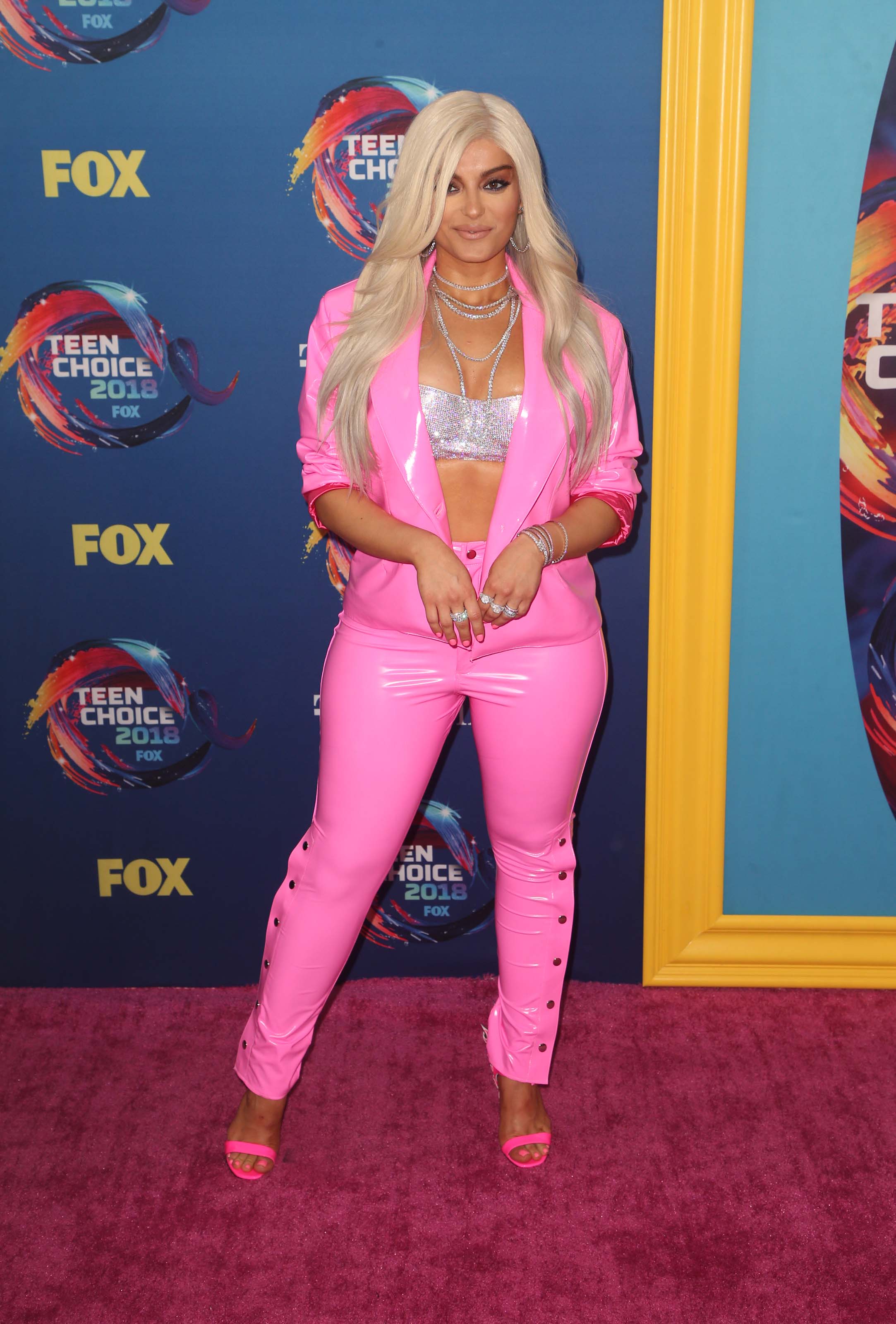 Bebe Rexha attends Teen Choice Awards 2018