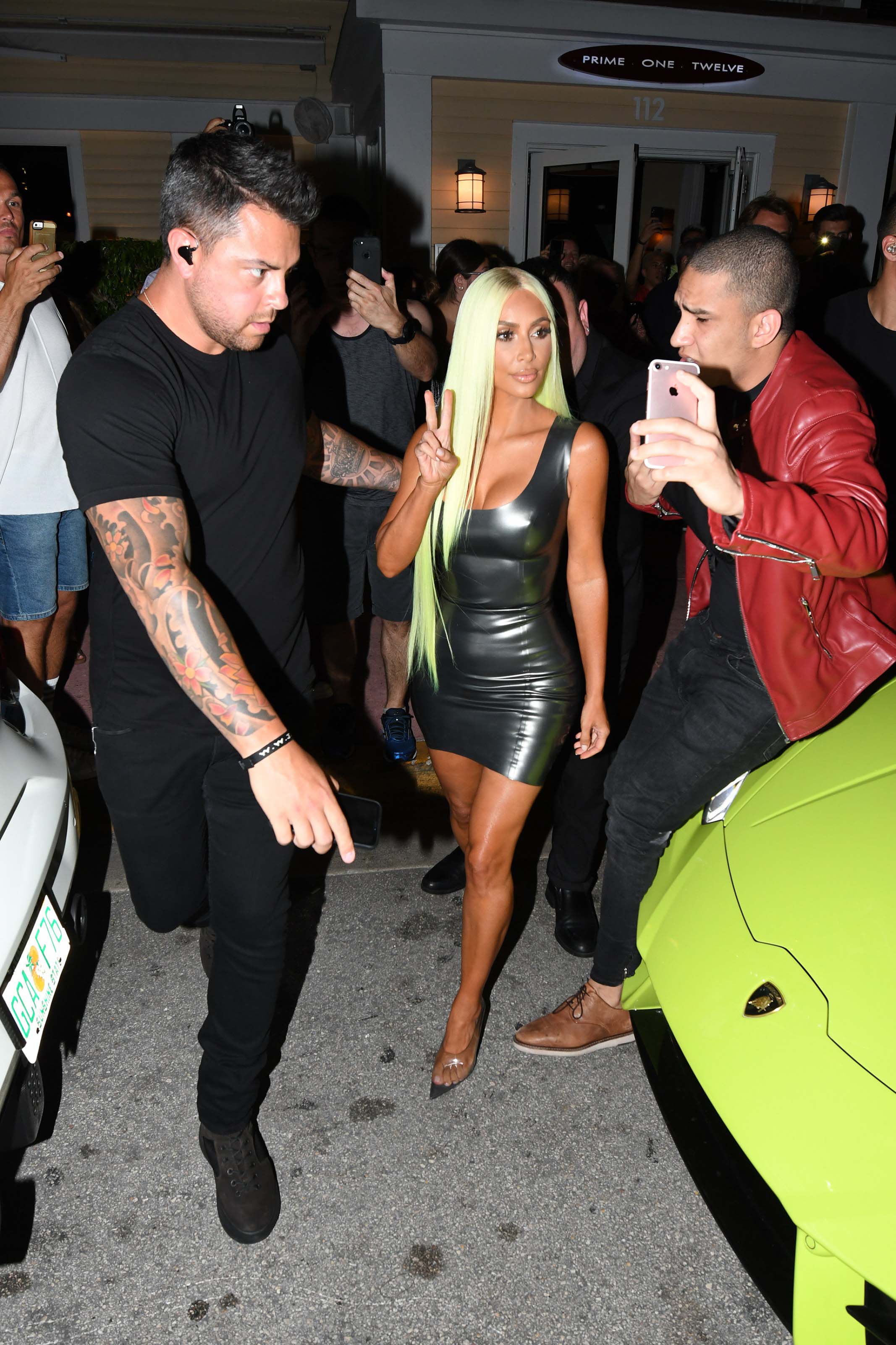 Kim Kardashian goes dinner in Miami