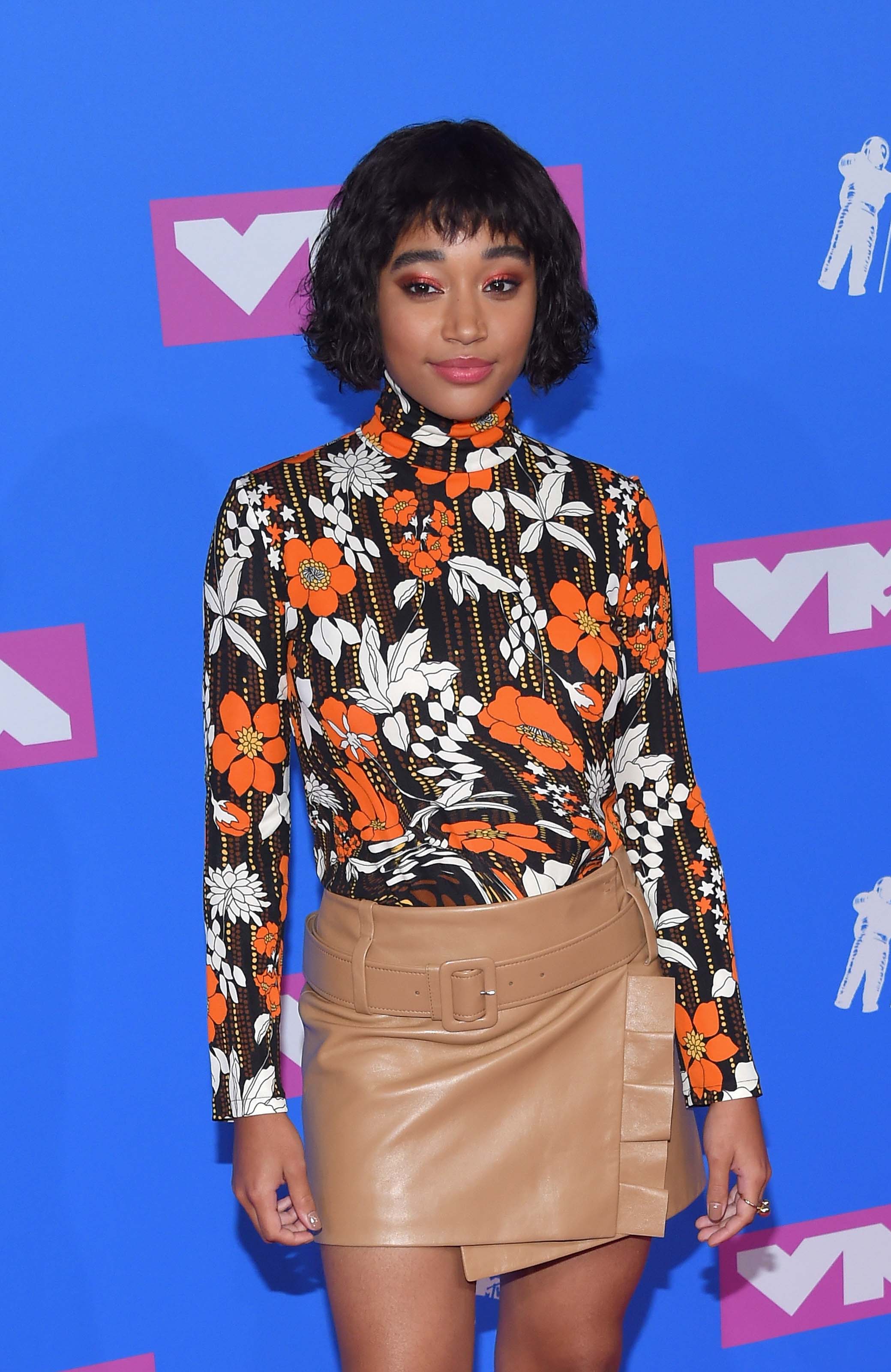 Amandla Stenberg attends MTV Video Music Awards