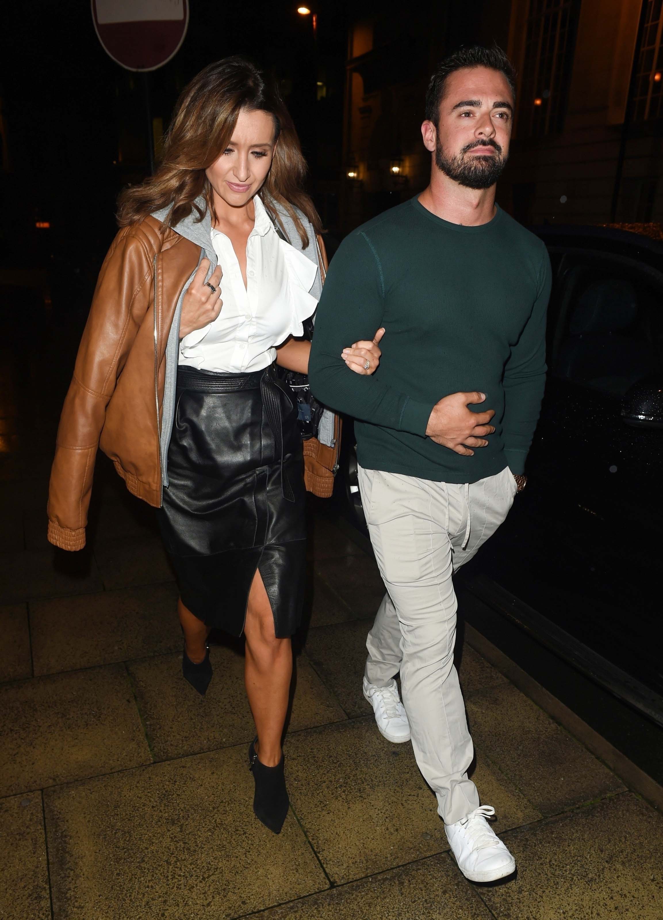 Catherine Tyldesley at Rosso Restaurant