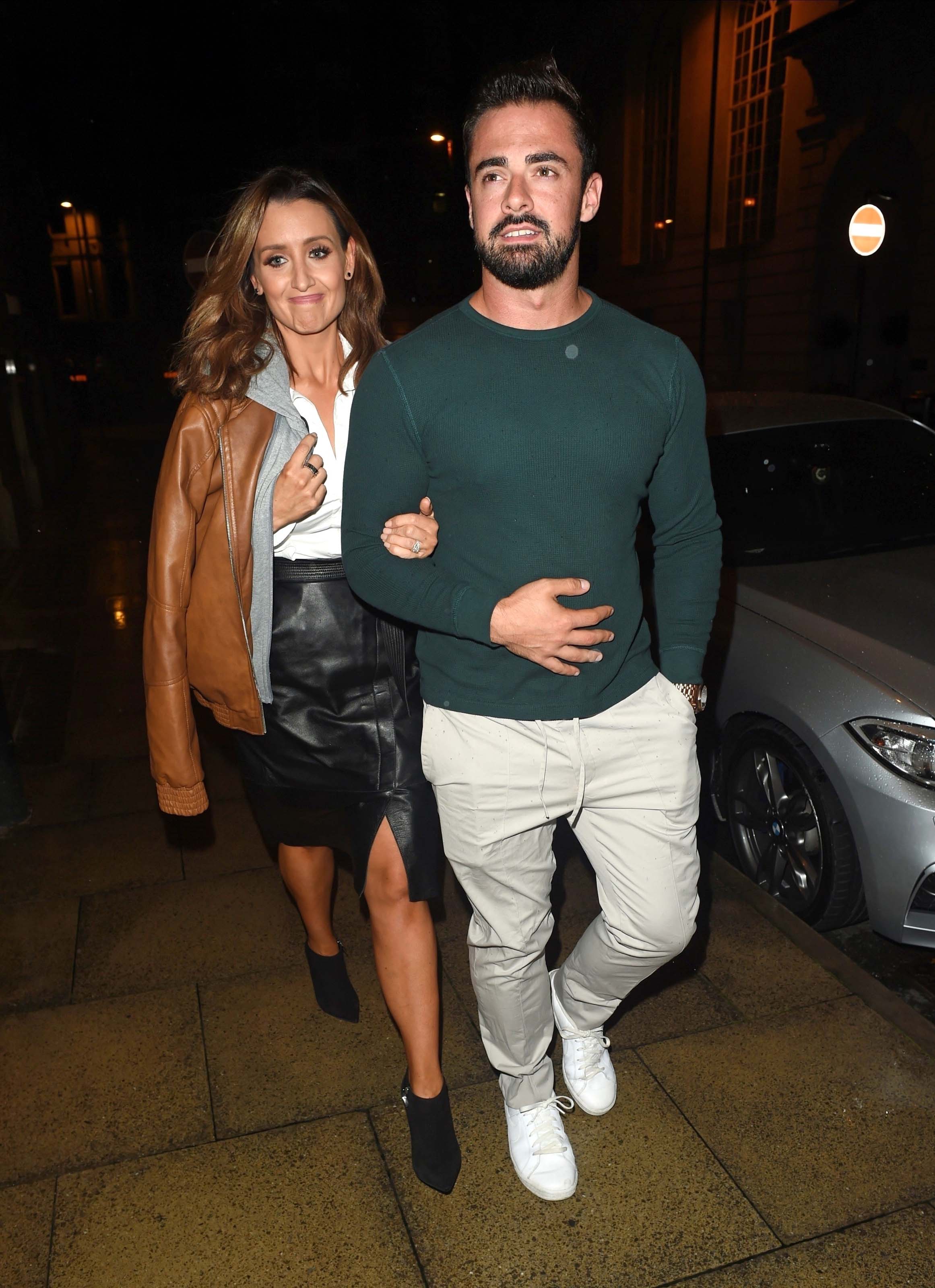Catherine Tyldesley at Rosso Restaurant