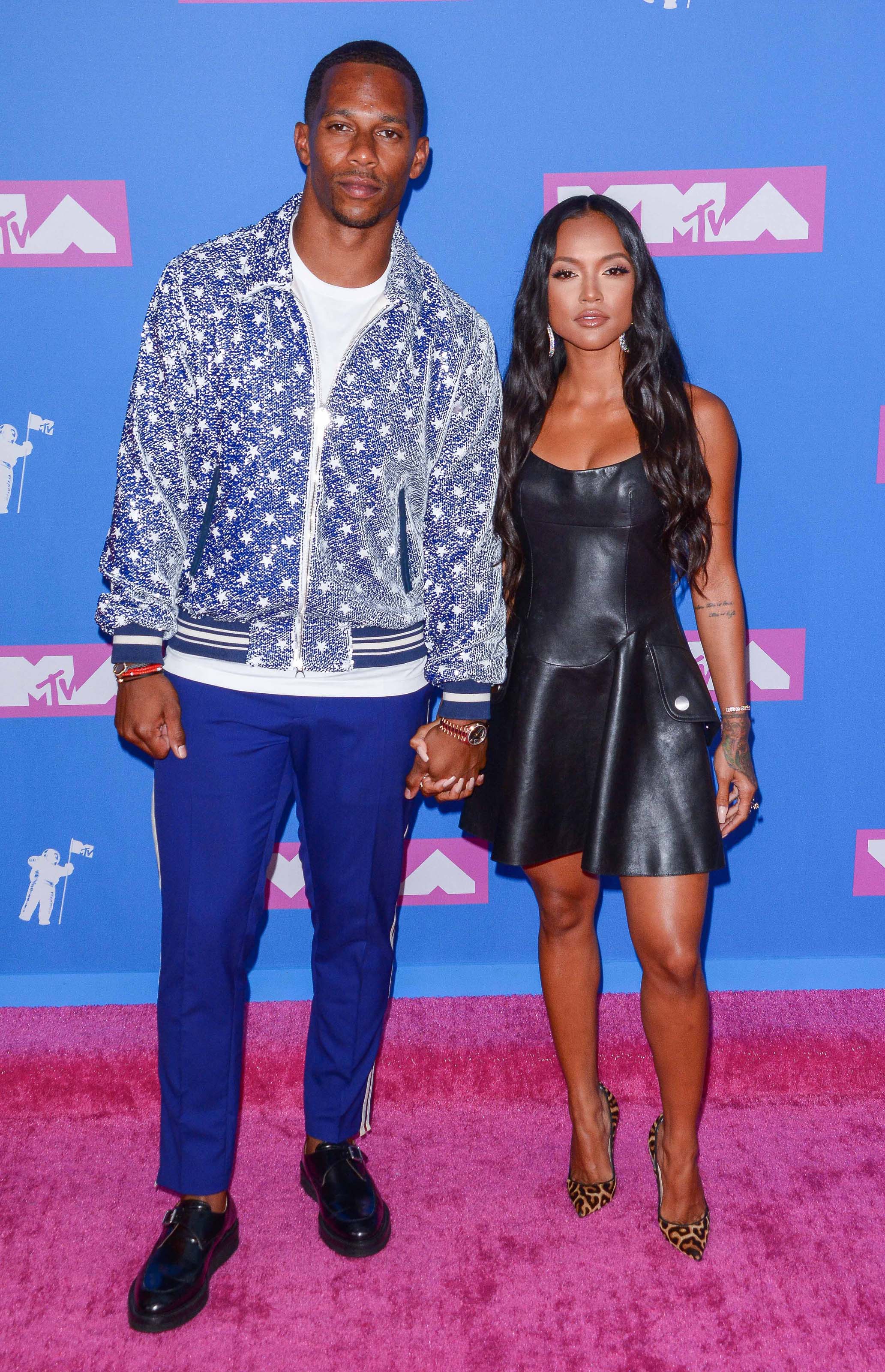 Karrueche Tran attends 2018 MTV Video Music Awards