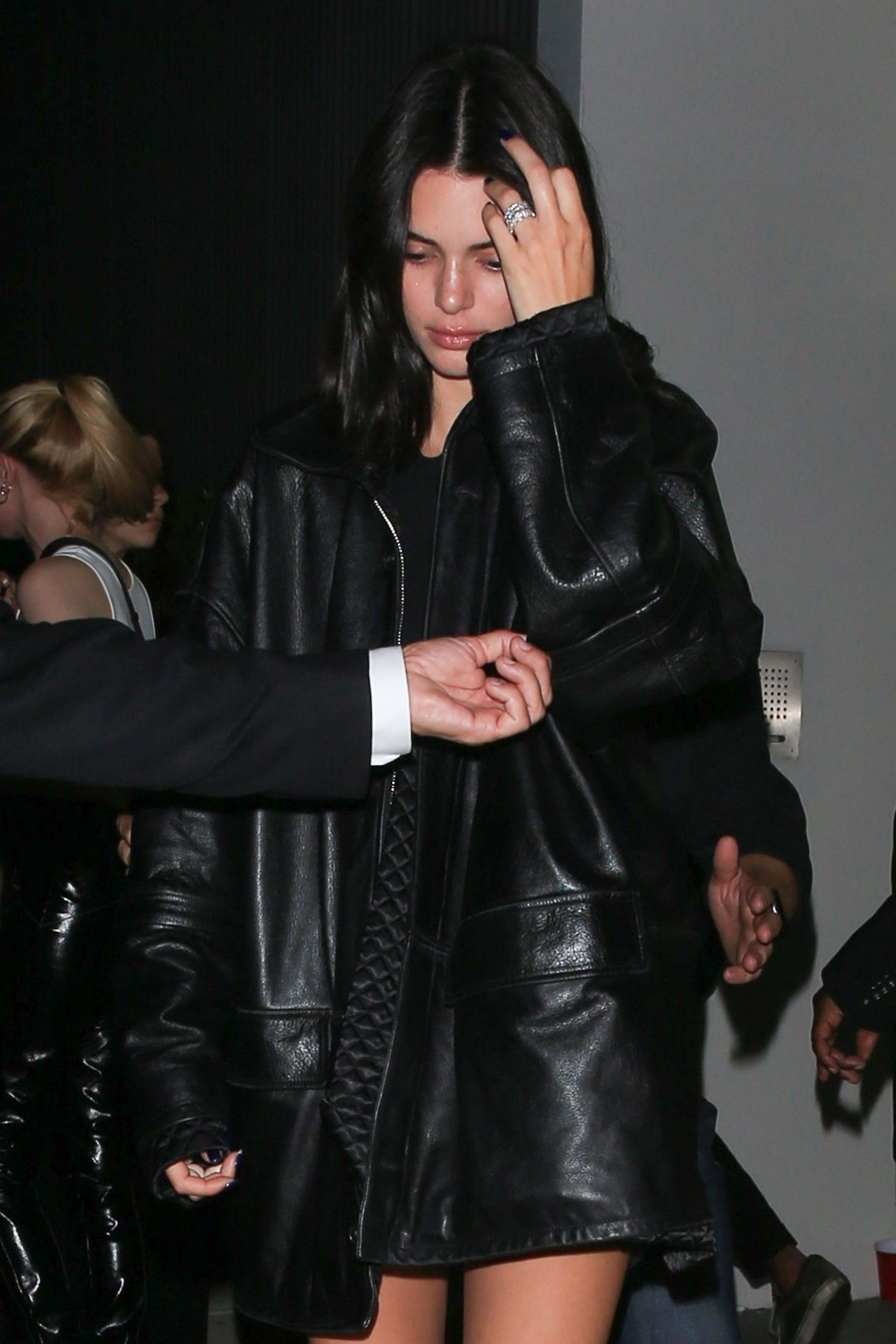 Kendall Jenner seen arriving with Jaiden Smith