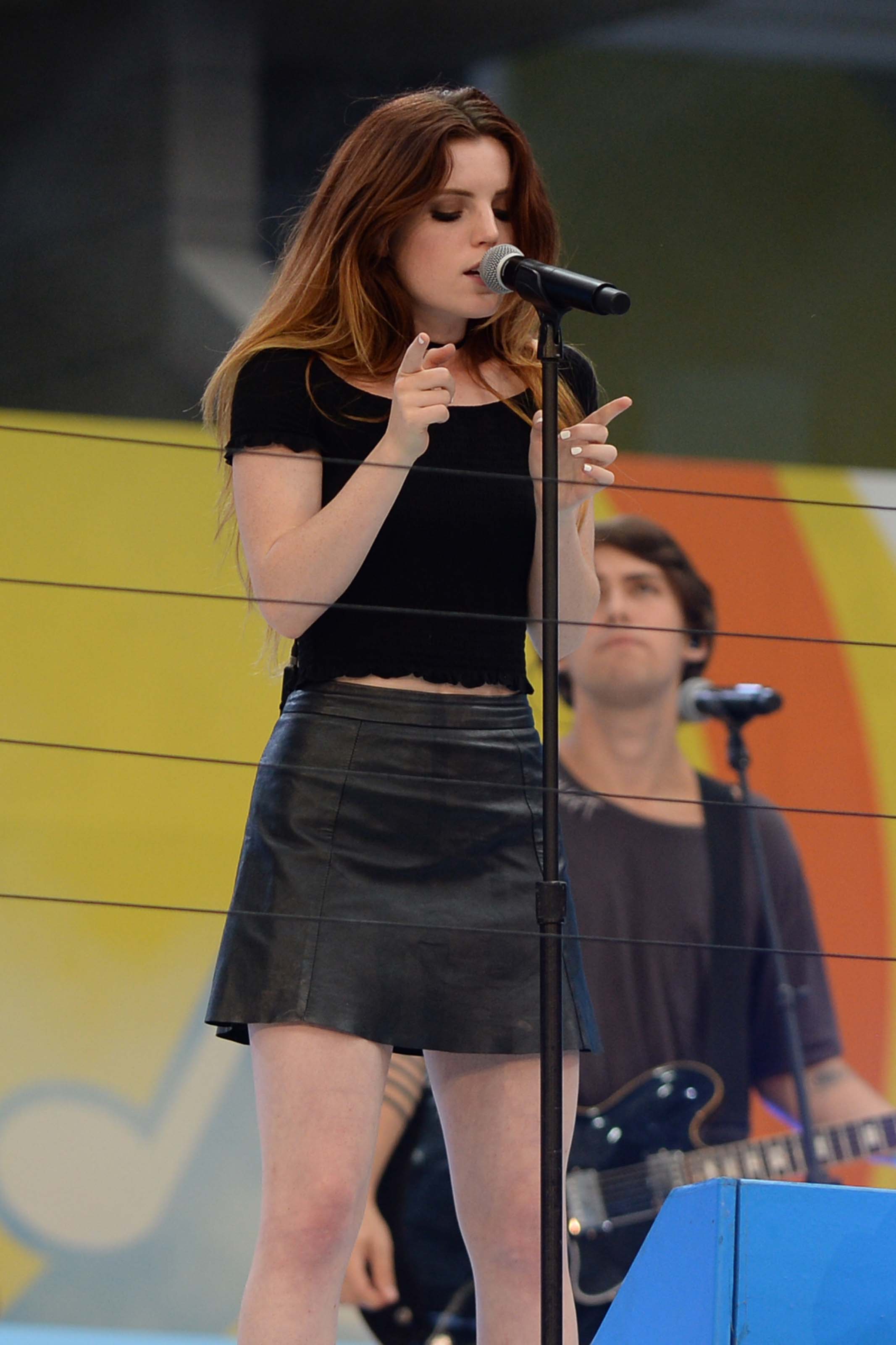 Sydney Sierota attends Arthur Ashe Kids Day US Open tennis tournament