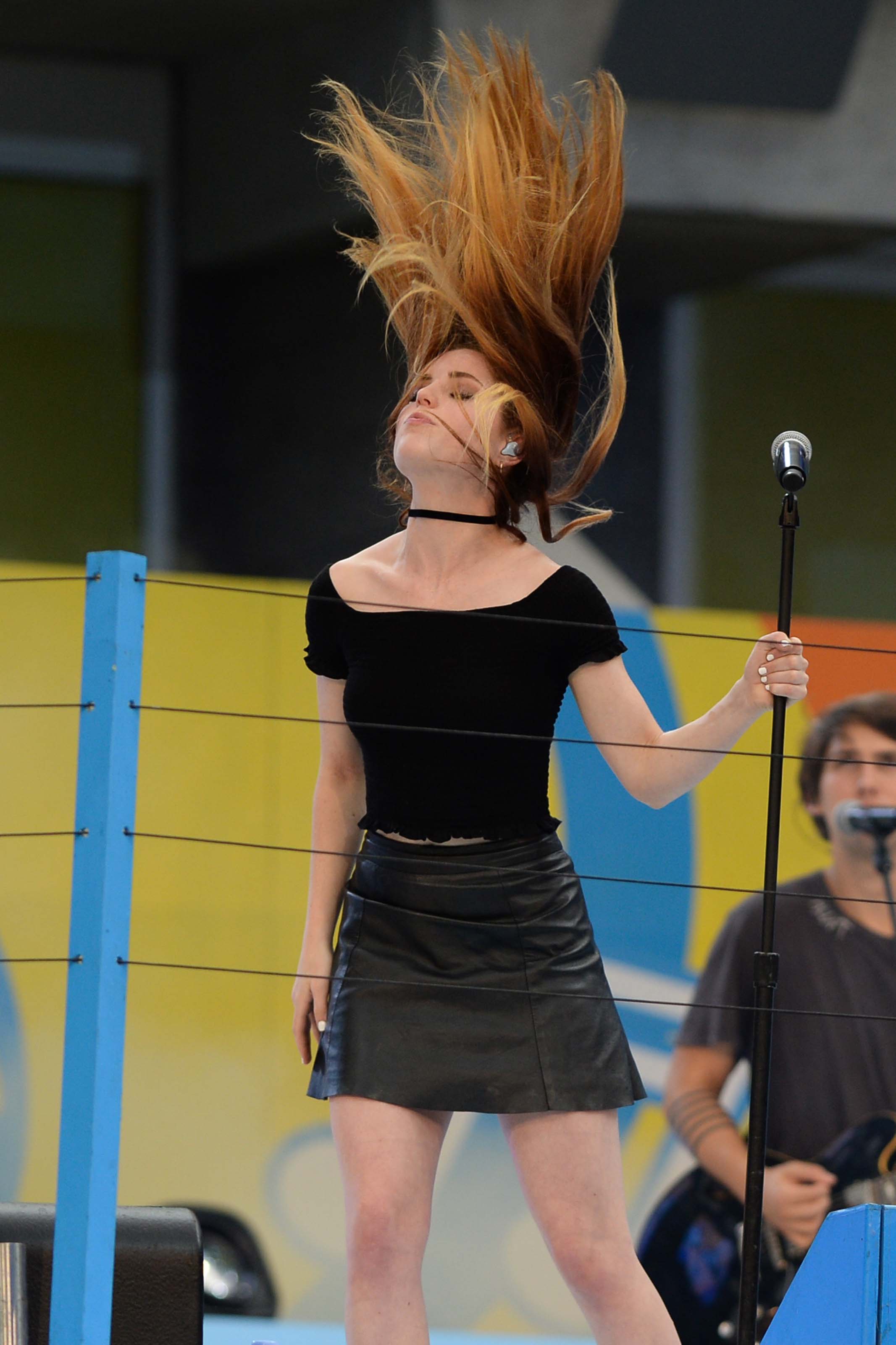 Sydney Sierota attends Arthur Ashe Kids Day US Open tennis tournament