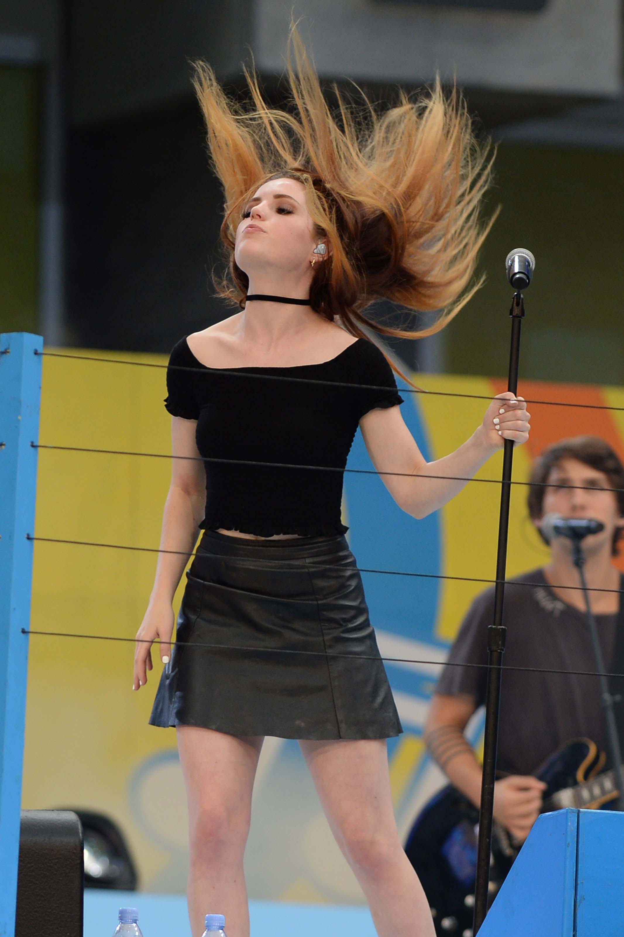 Sydney Sierota attends Arthur Ashe Kids Day US Open tennis tournament