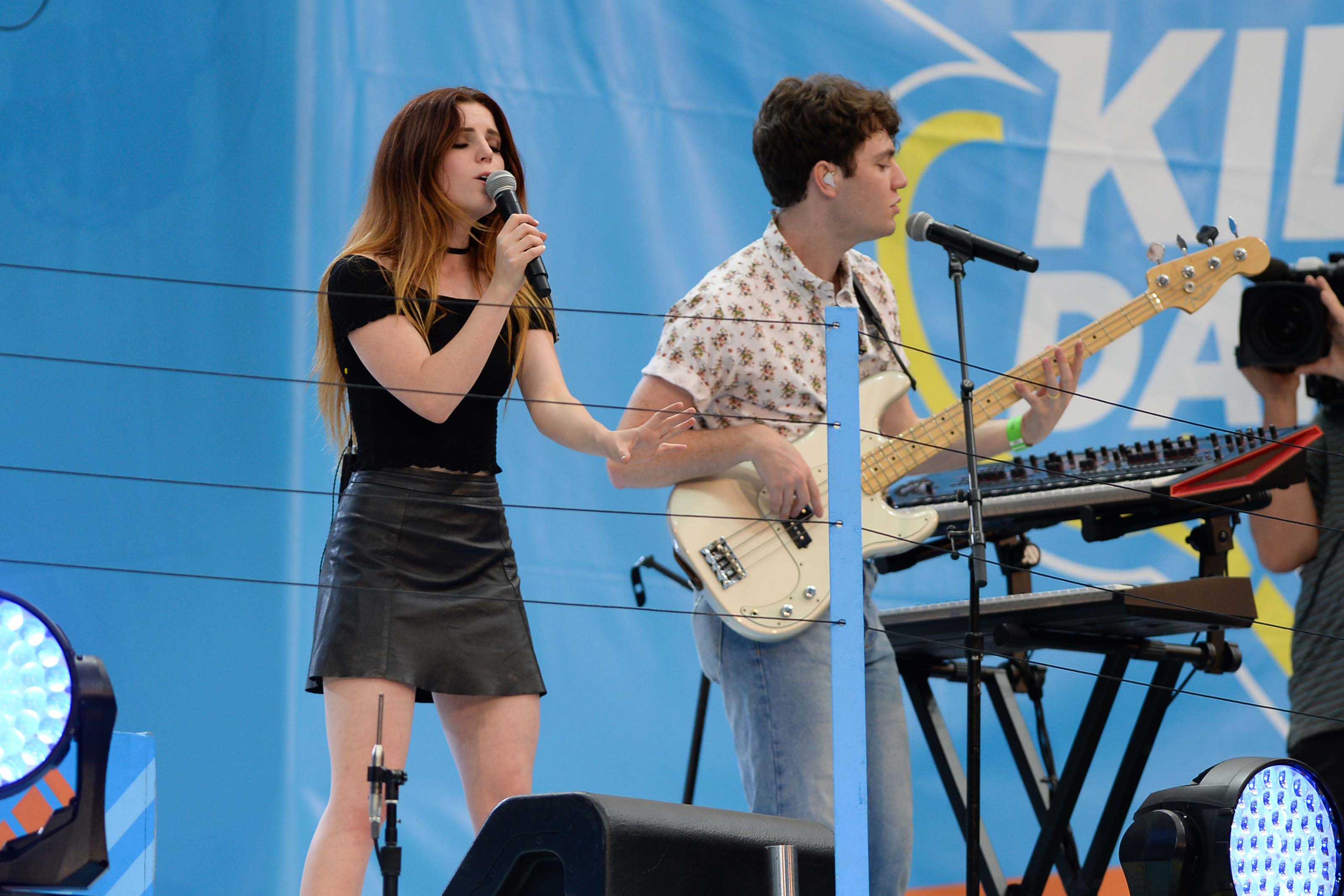 Sydney Sierota attends Arthur Ashe Kids Day US Open tennis tournament