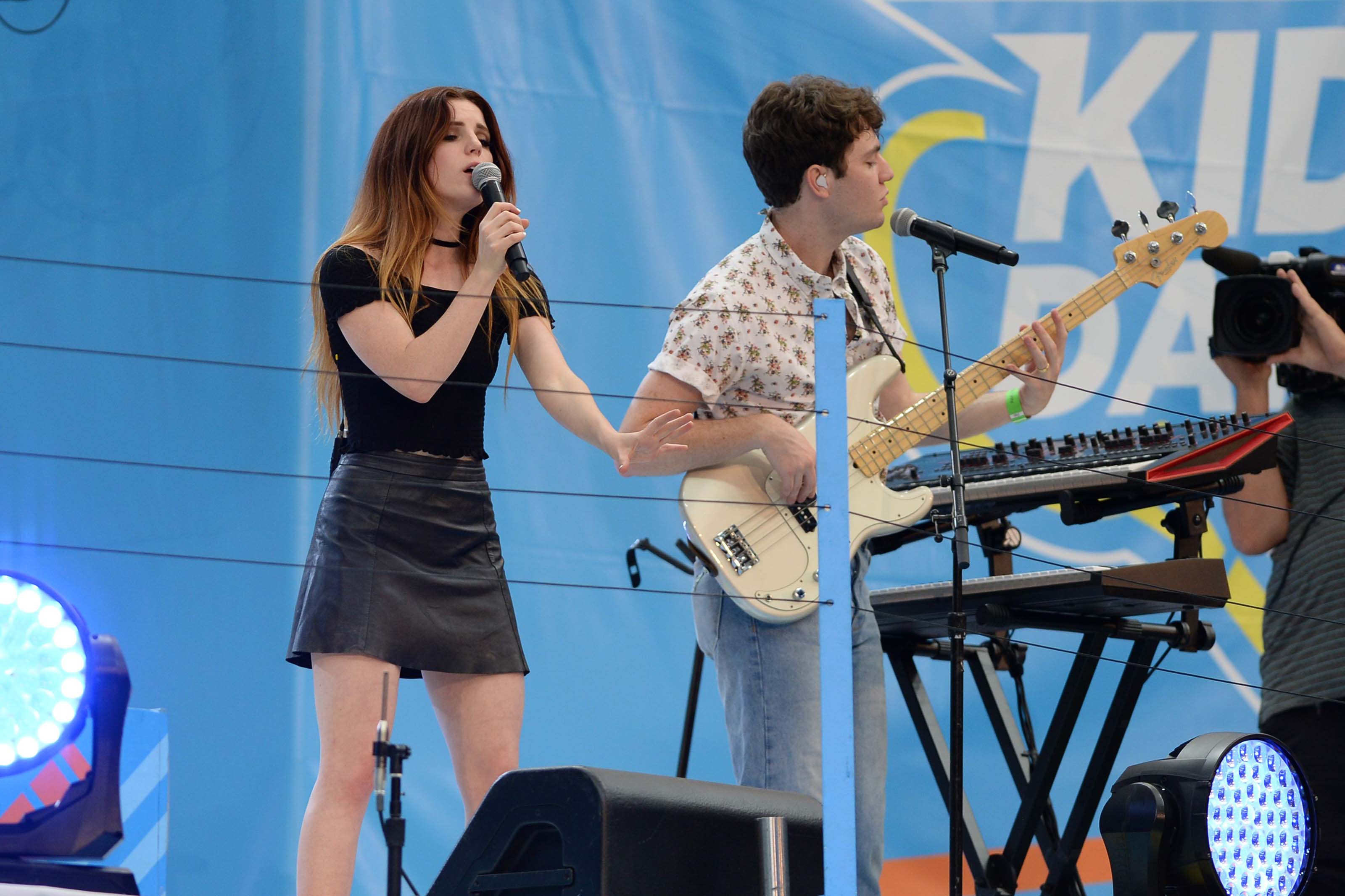 Sydney Sierota attends Arthur Ashe Kids Day US Open tennis tournament