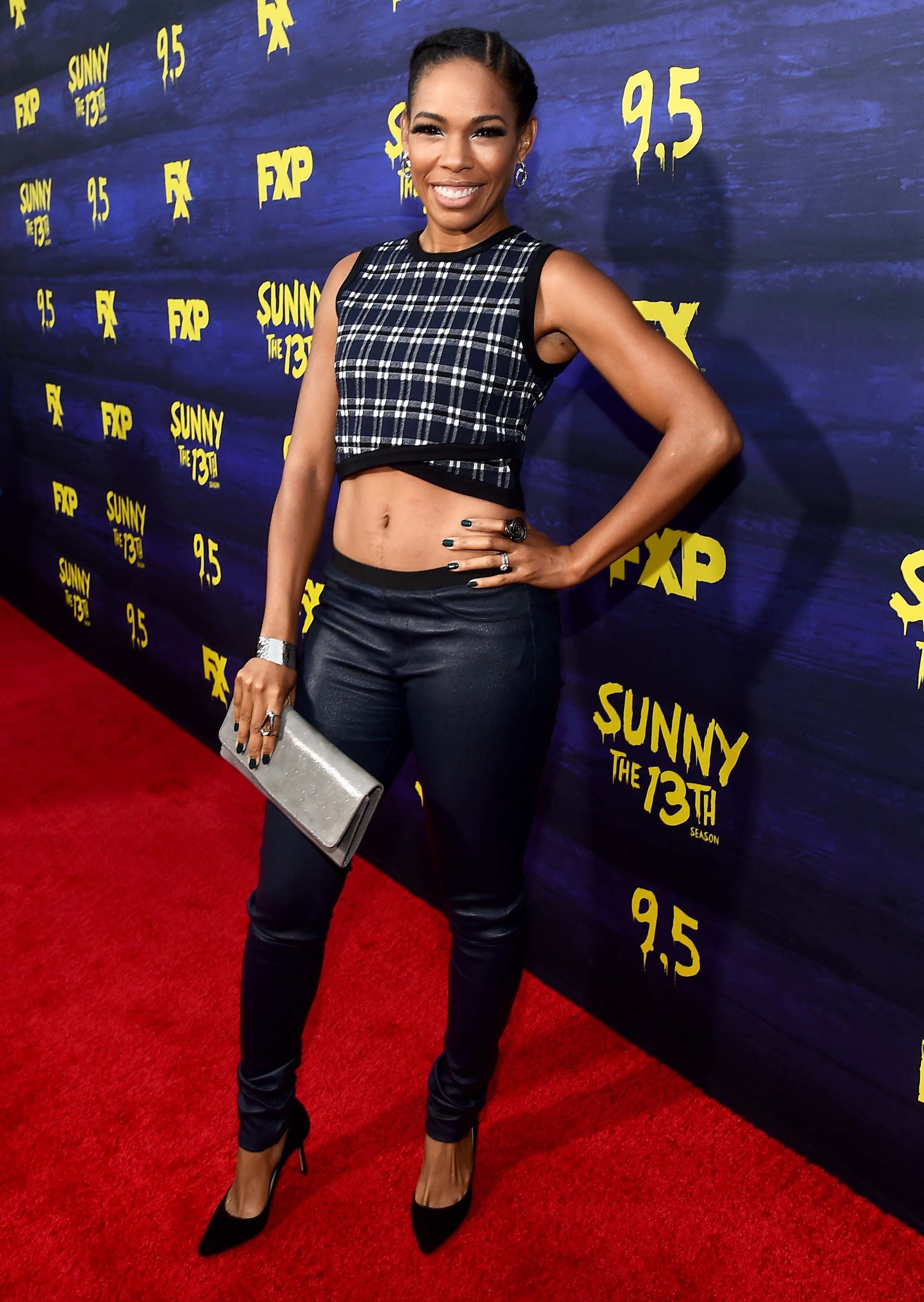 Angela Lewis attends Its Always Sunny in Philadelphia TV show premiere