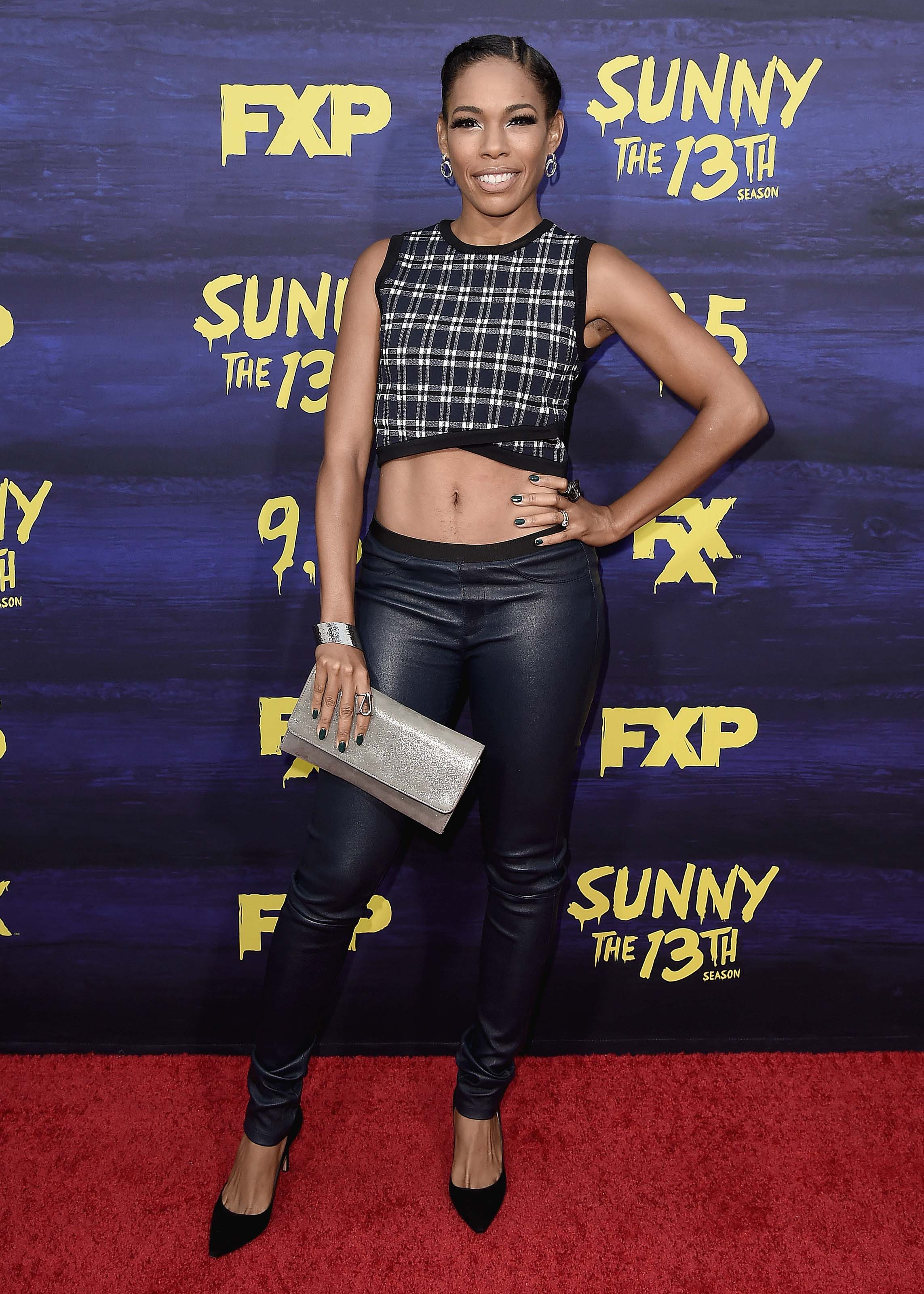Angela Lewis attends Its Always Sunny in Philadelphia TV show premiere