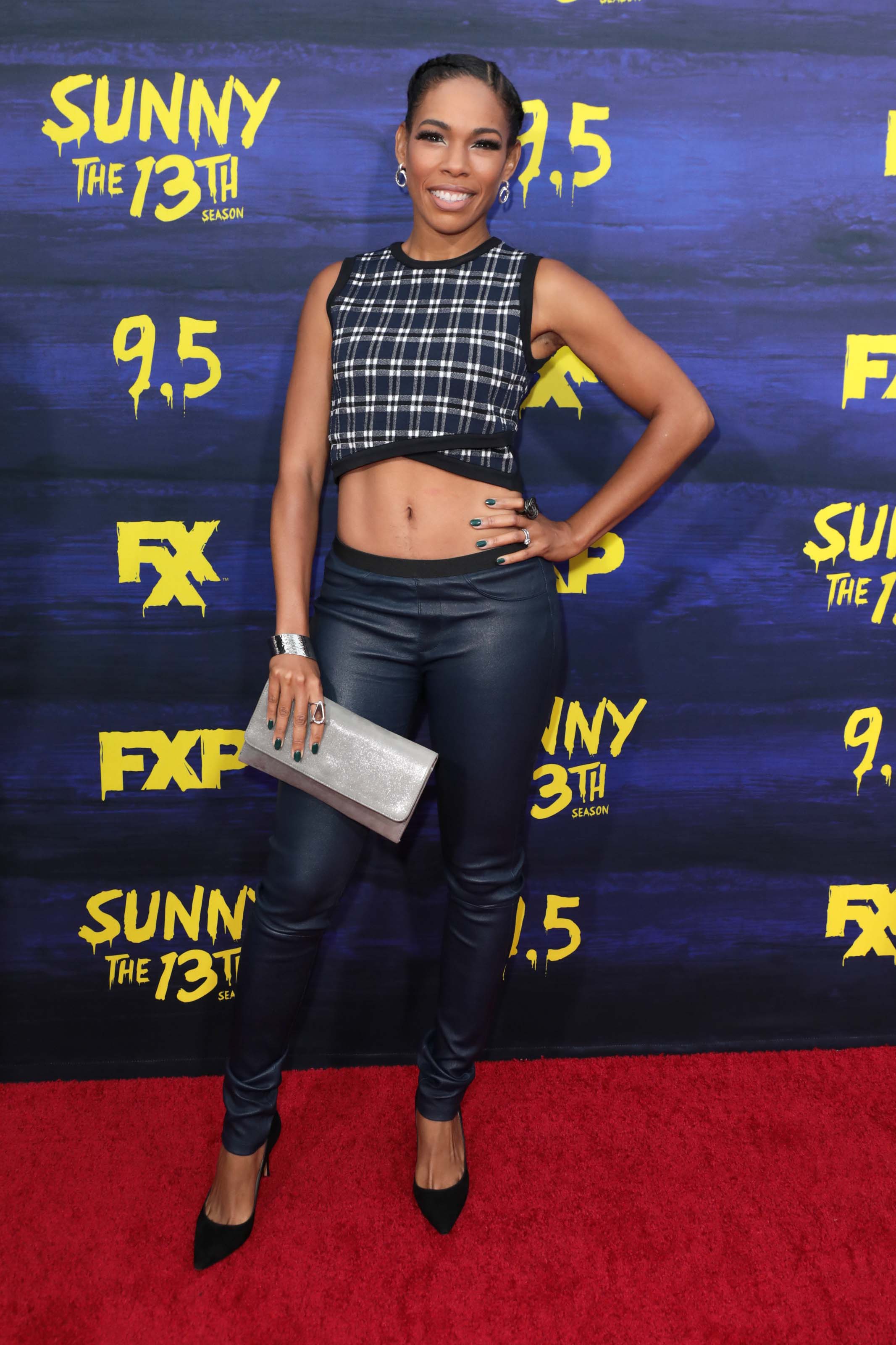 Angela Lewis attends Its Always Sunny in Philadelphia TV show premiere