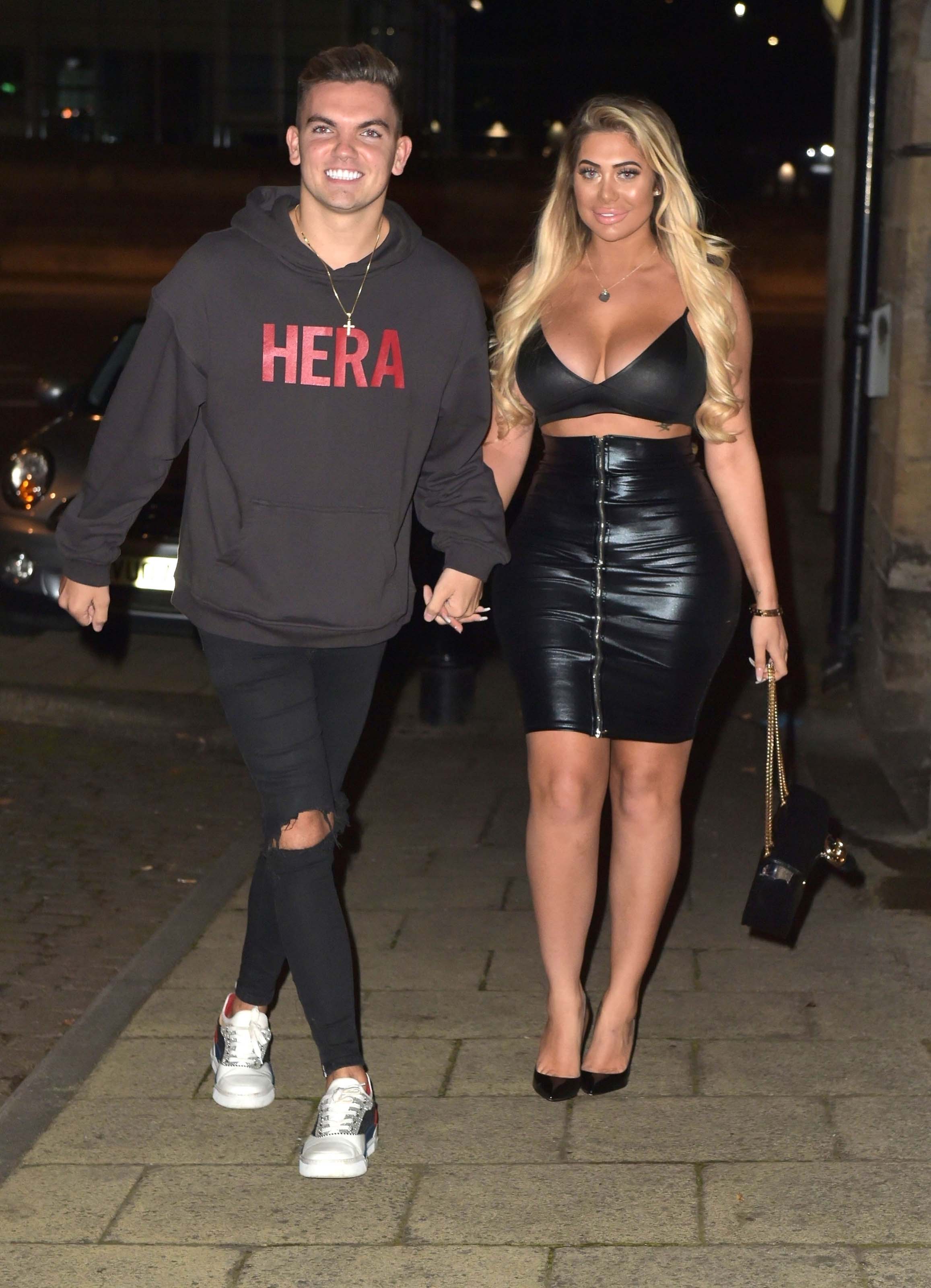 Chloe Ferry date night in Newcastle