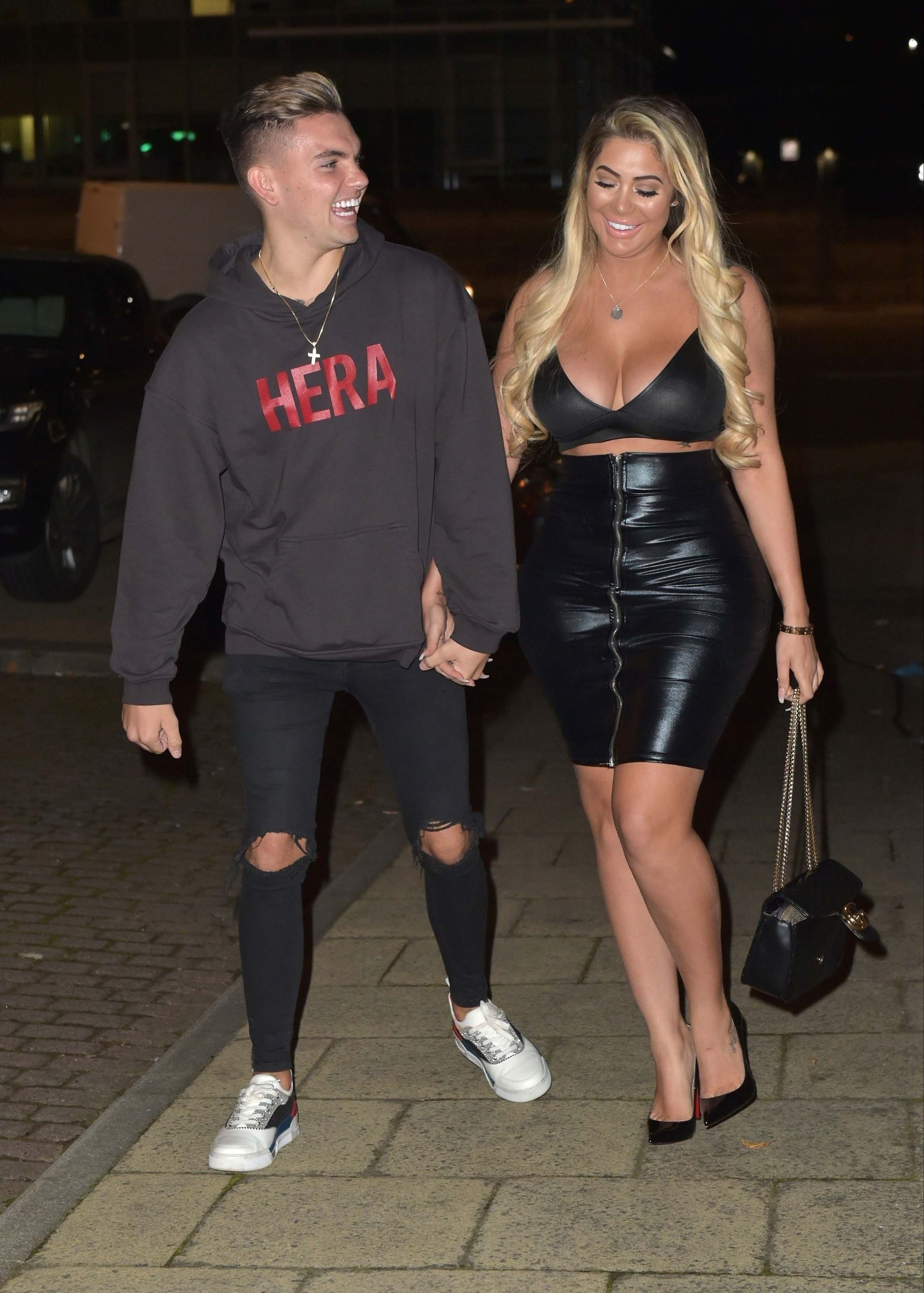 Chloe Ferry date night in Newcastle