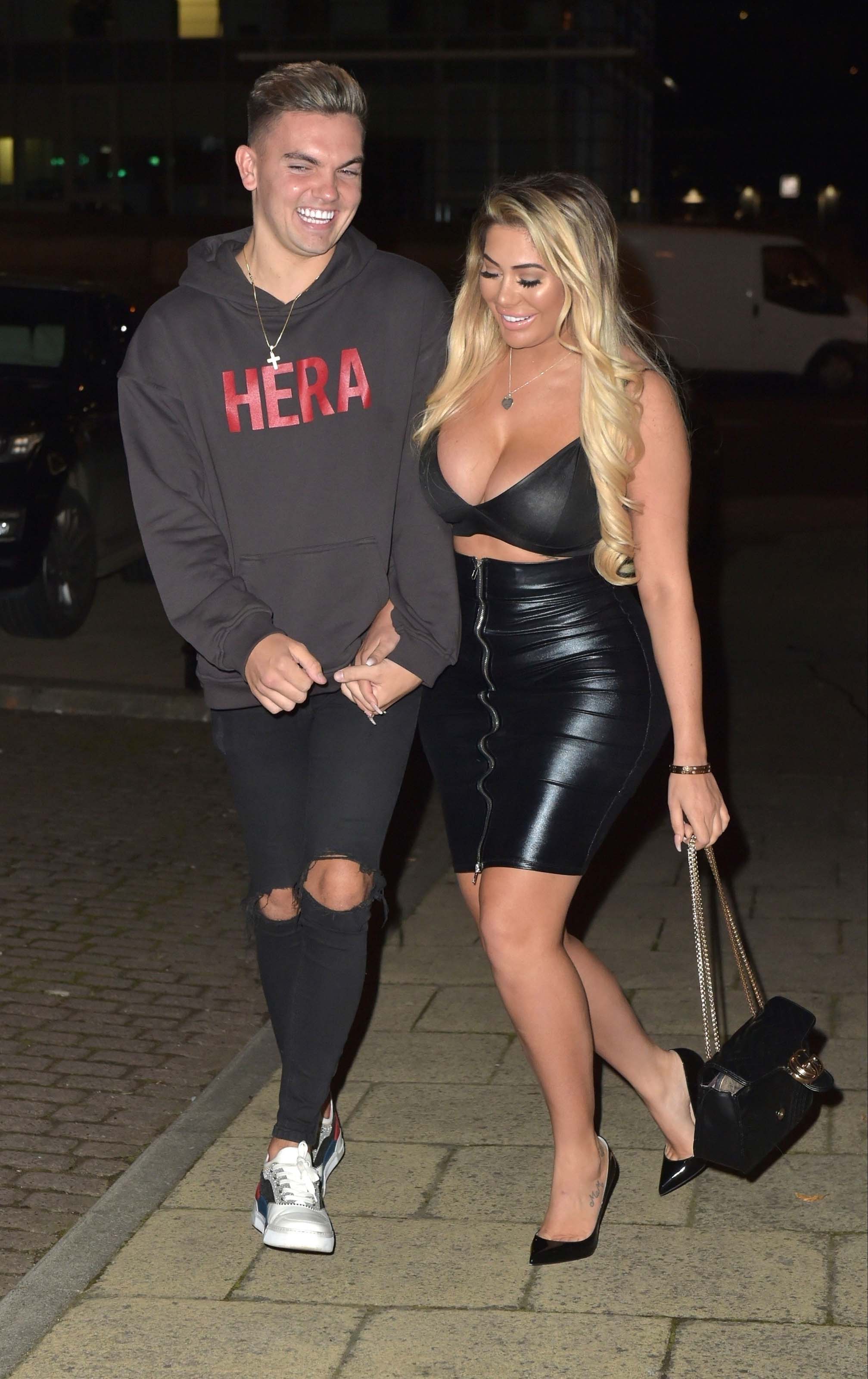 Chloe Ferry date night in Newcastle