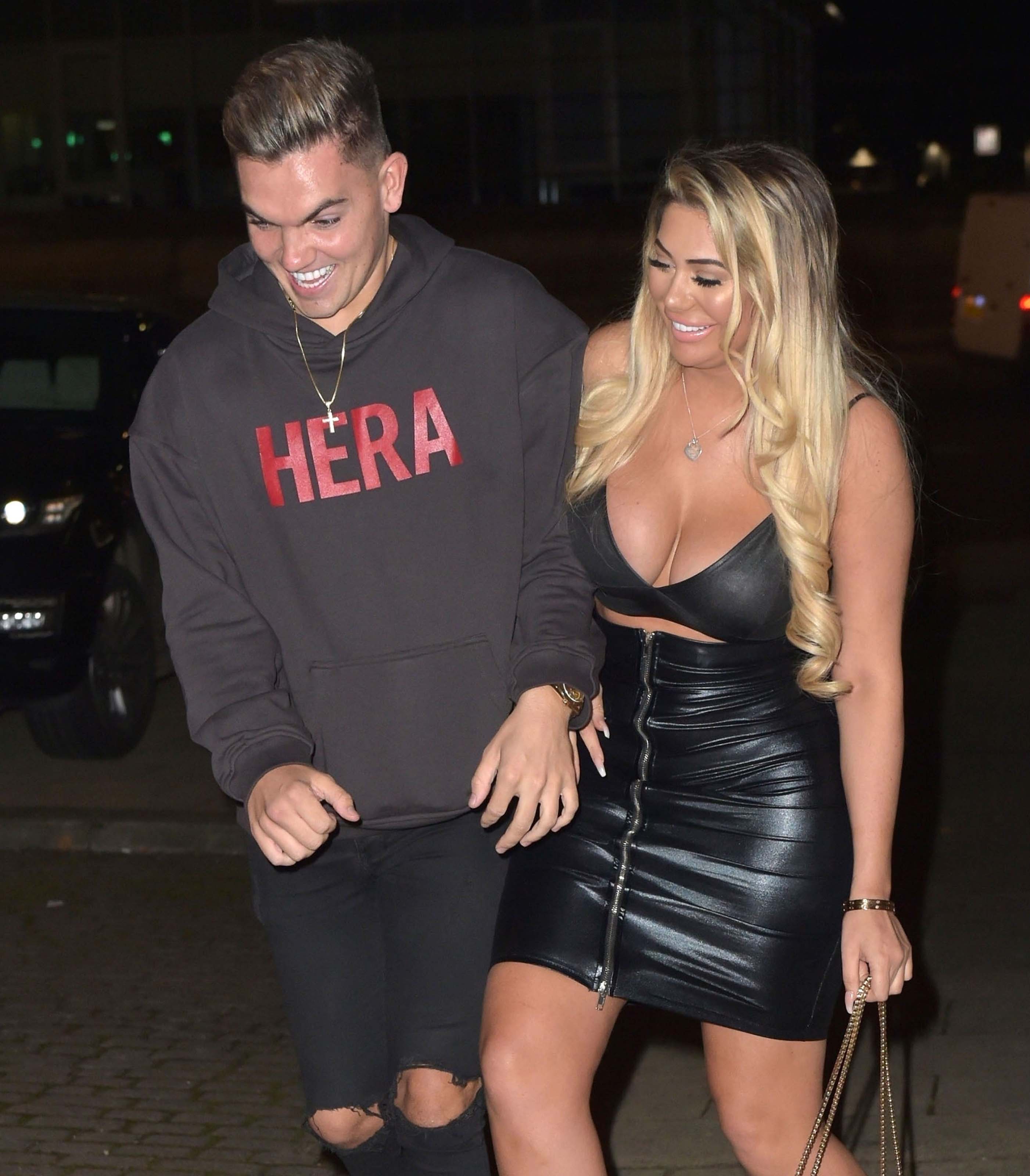 Chloe Ferry date night in Newcastle