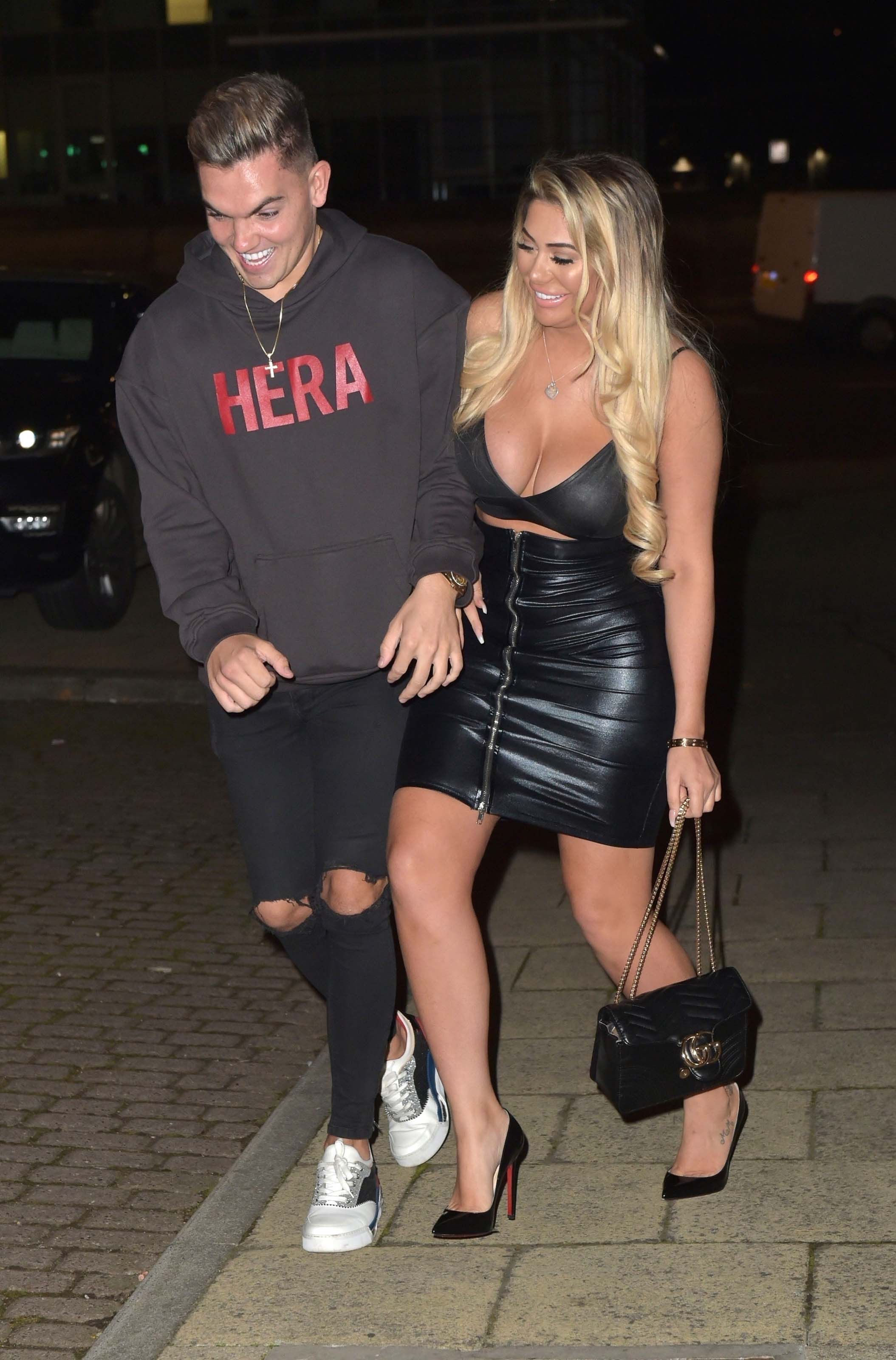 Chloe Ferry date night in Newcastle