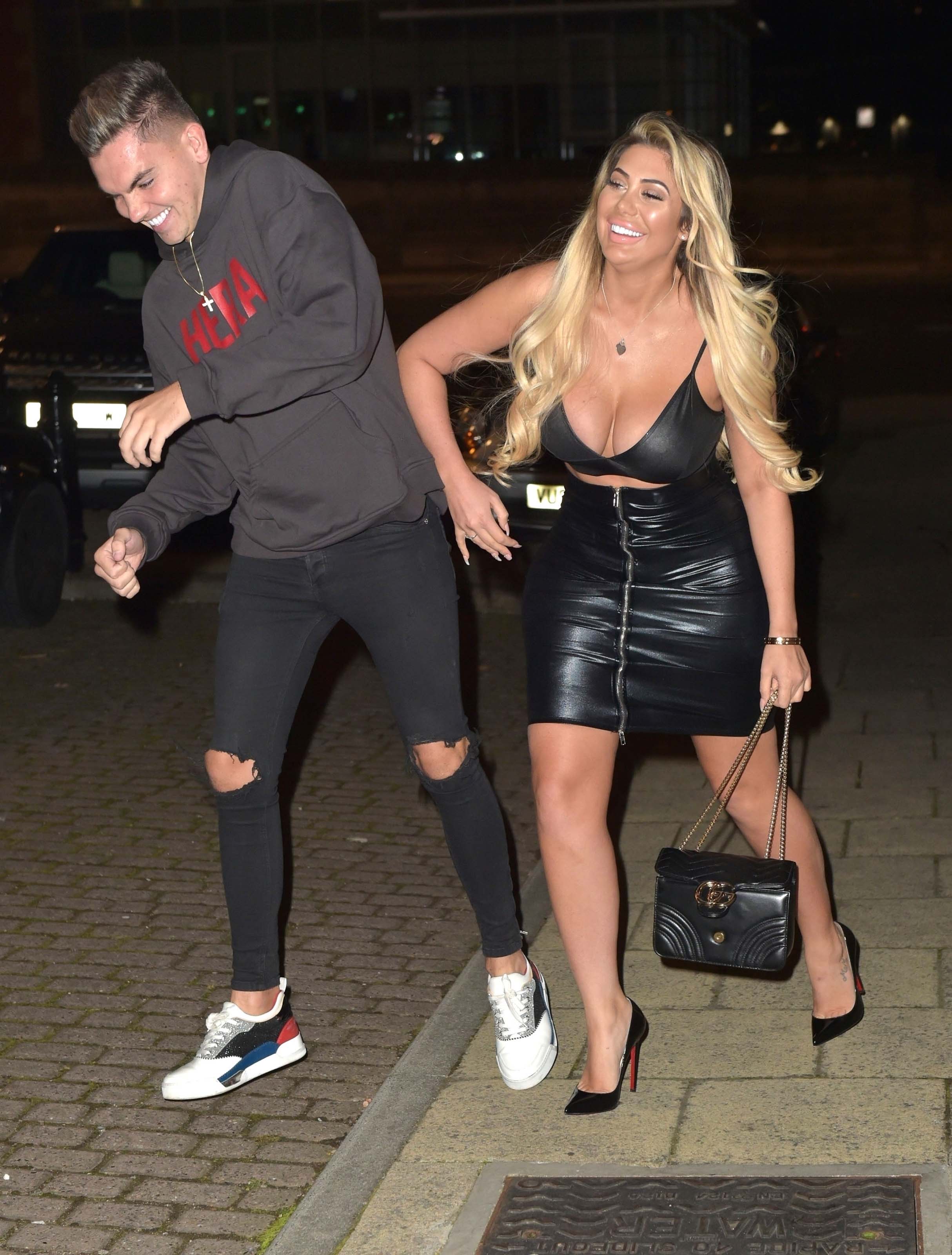 Chloe Ferry date night in Newcastle