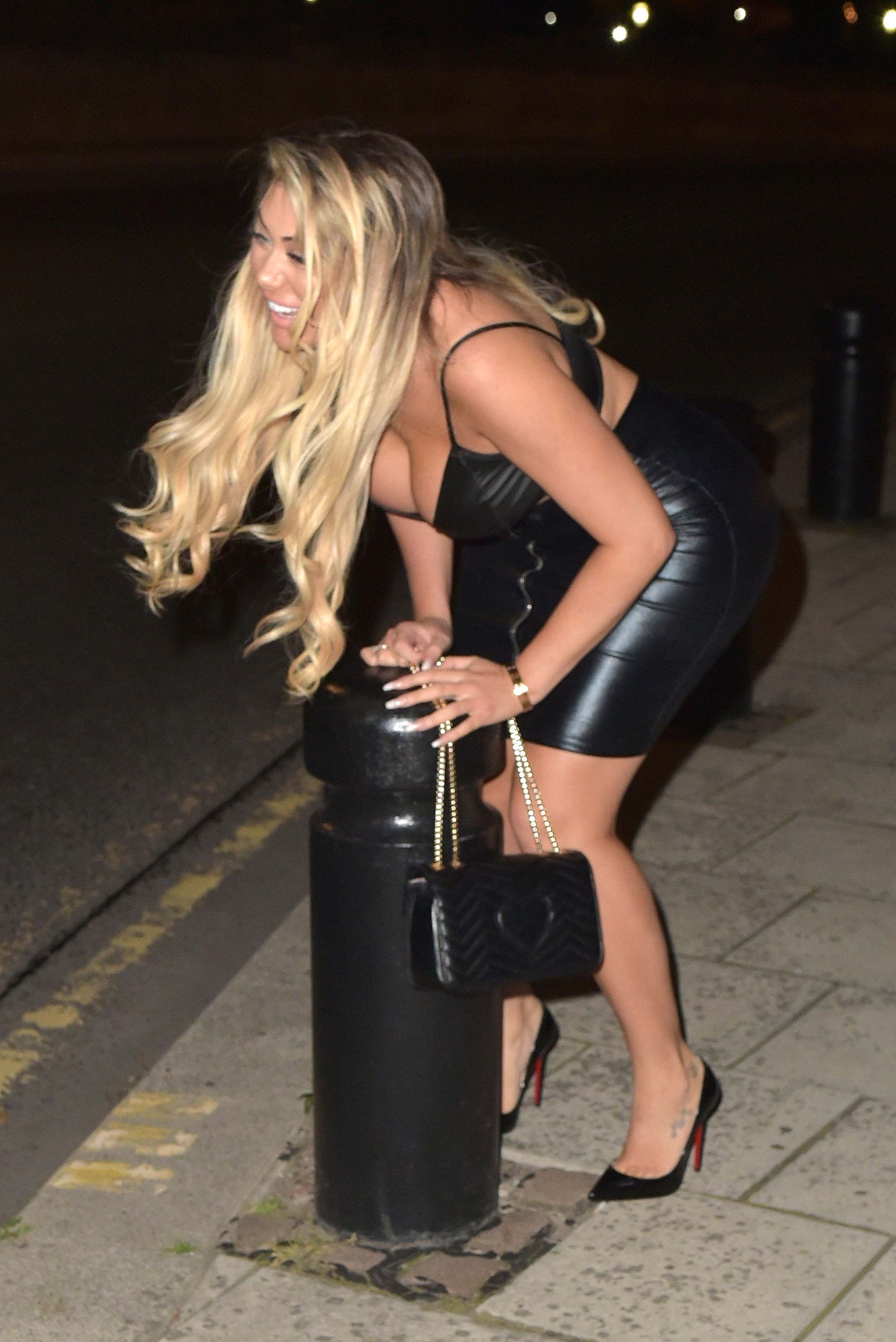 Chloe Ferry date night in Newcastle