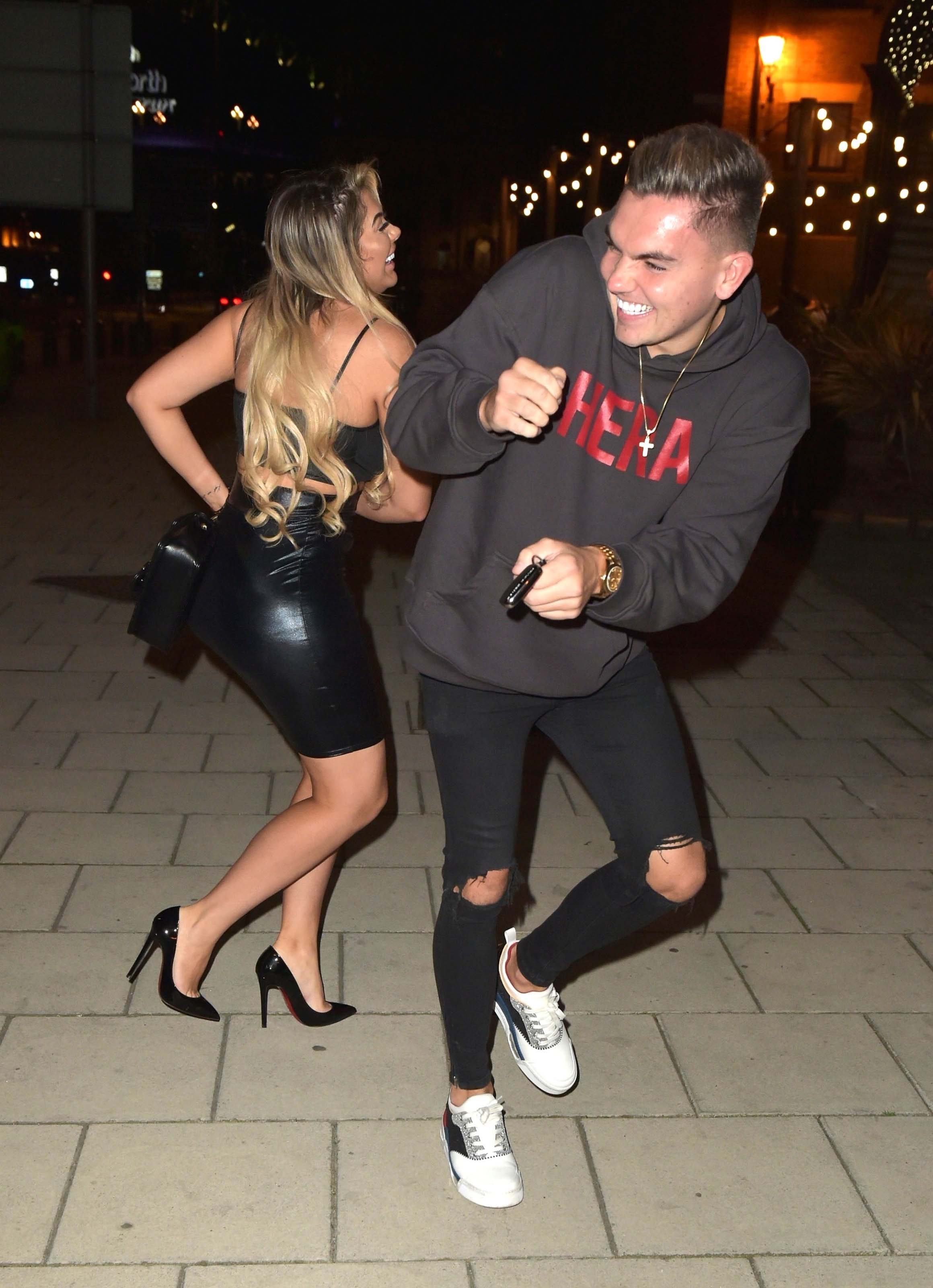 Chloe Ferry date night in Newcastle